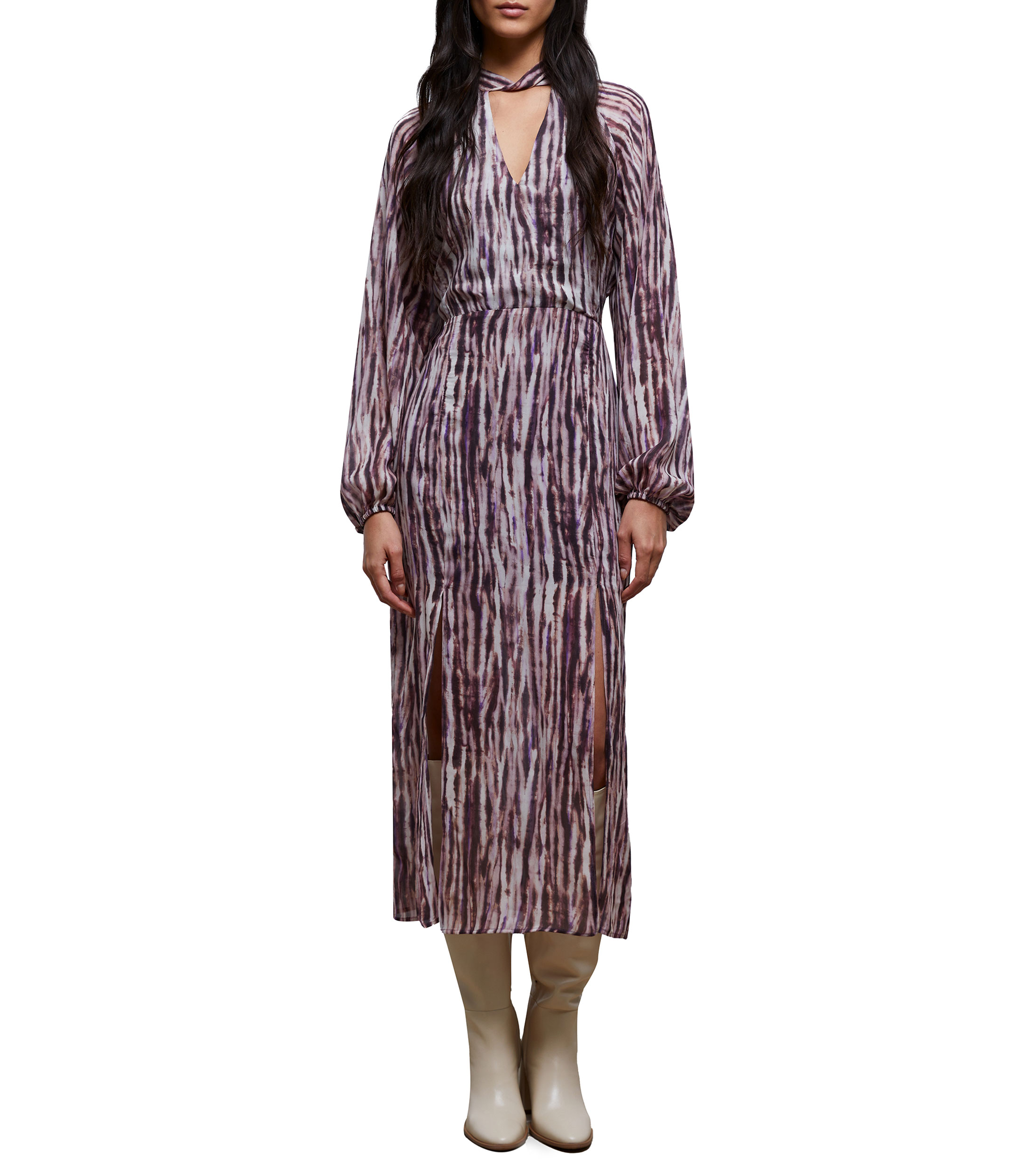 Scalpers: Vestido midi de manga larga Mujer El Palacio de Hierro