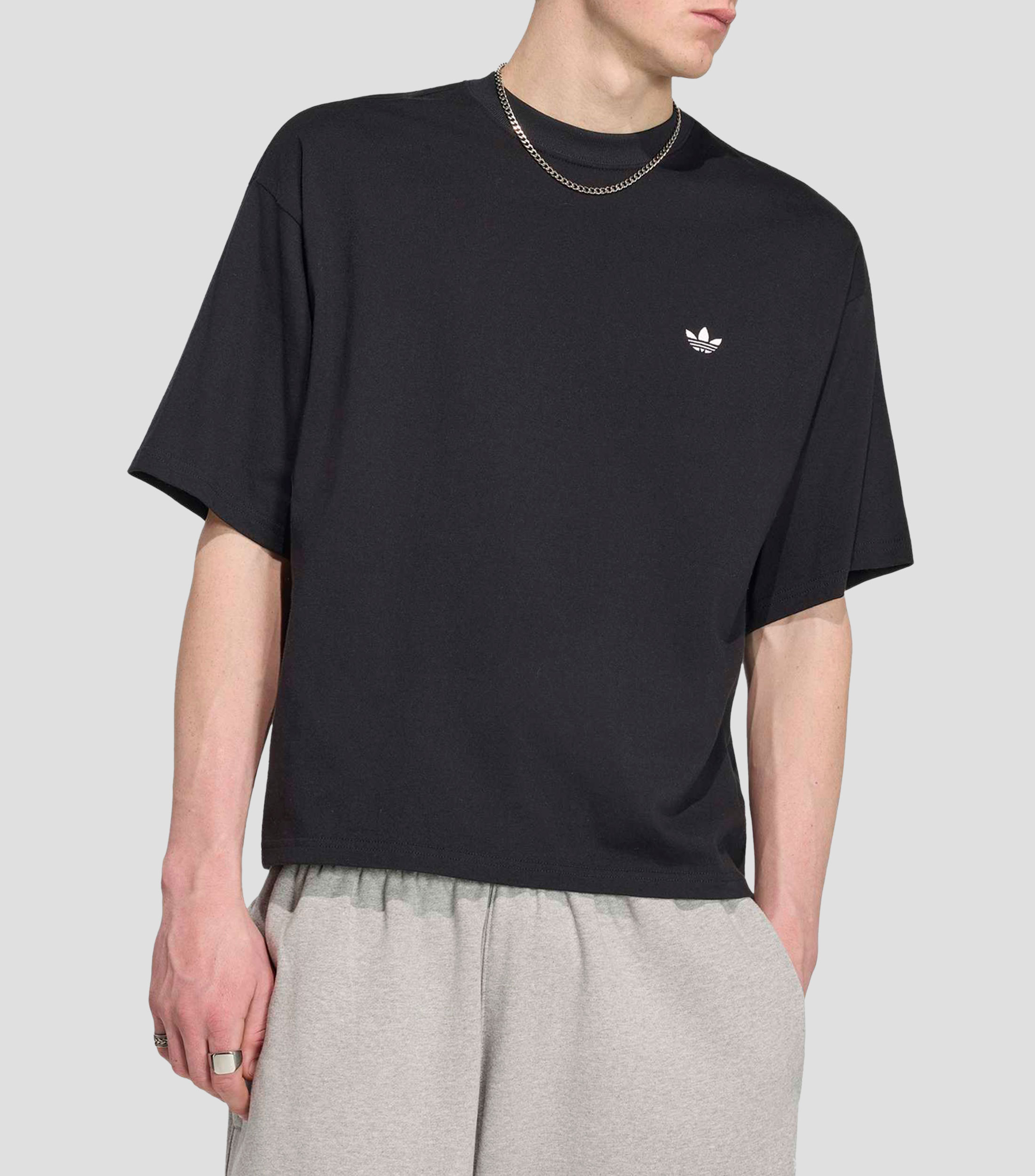 Playera cuello redondo manga corta lisa Trifolio Essentials Hombre