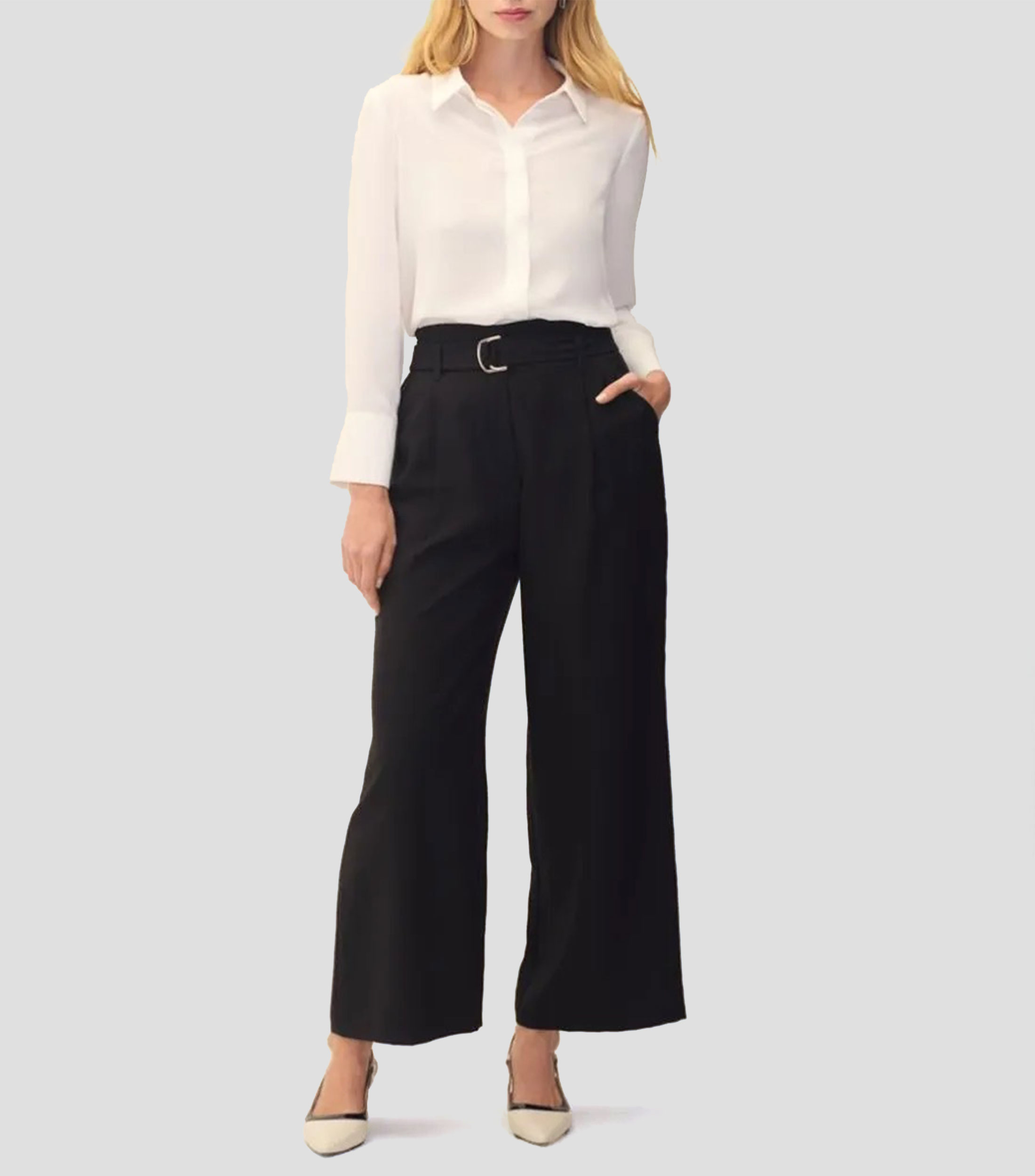 Blusa Camisera Aletilla Oculta Alforzas En Puno Mujer