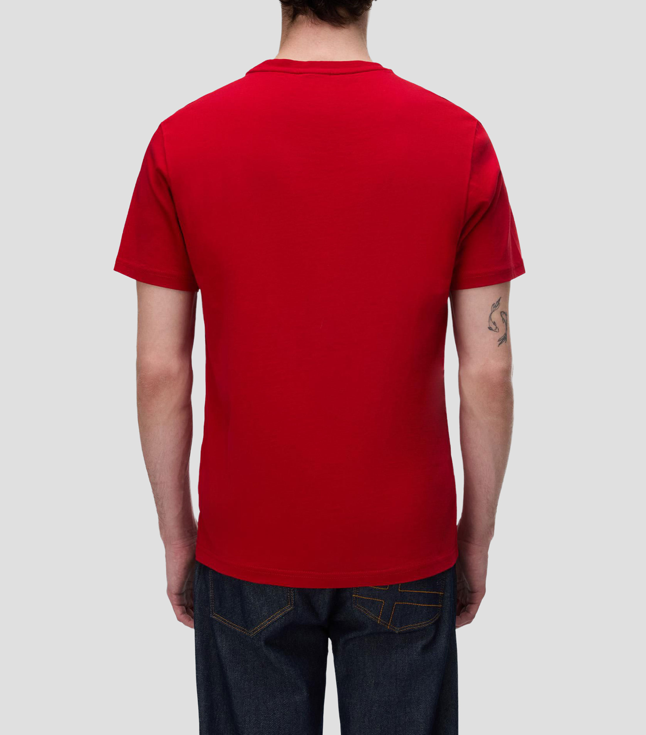 Playera cuello redondo manga corta Salis lisa Hombre