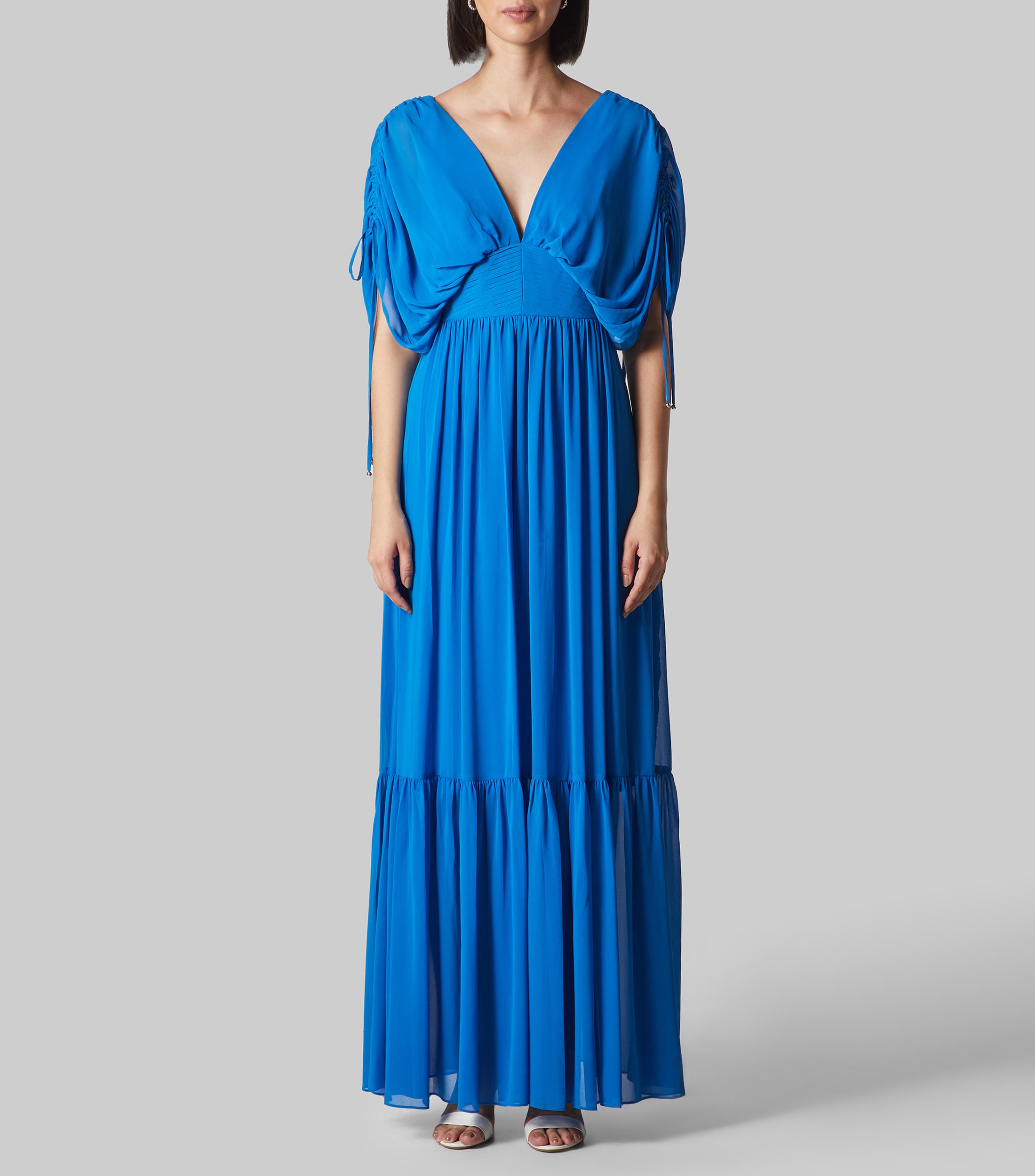 BCBGMAXAZRIA Vestido Corto Eve Para Mujer, Blanco Sucio