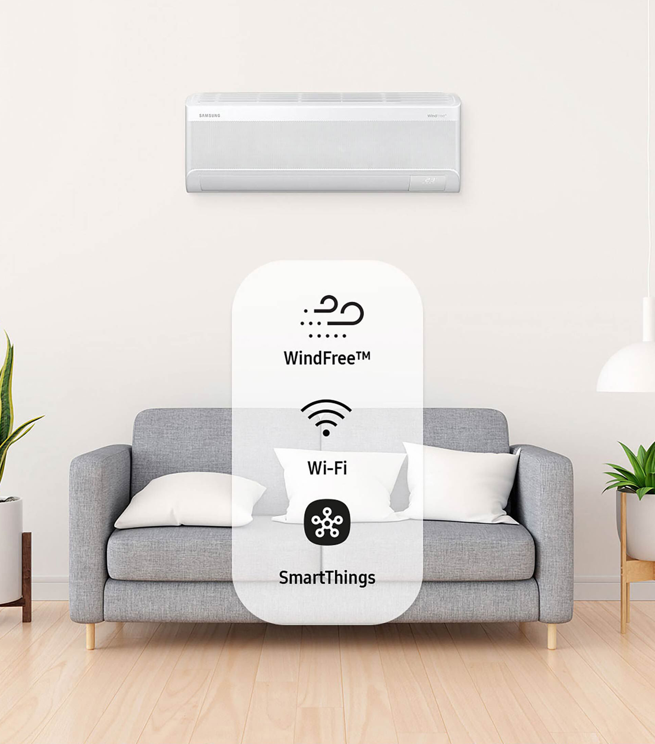 Aire acondicionado Minisplit WindFree 22,000 BTU's, 2 Toneladas 220V Frío/Caliente