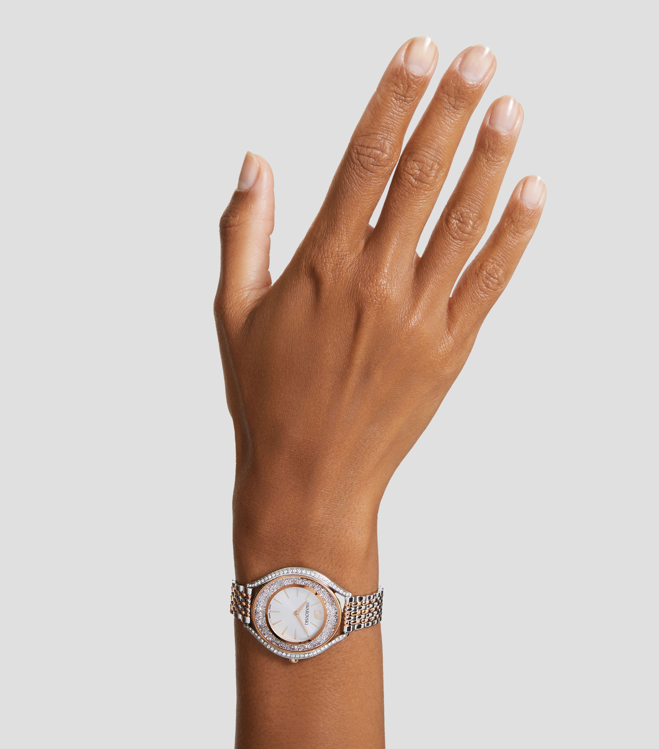 Reloj para mujer Crystalline Aura De vestir, Bicolor