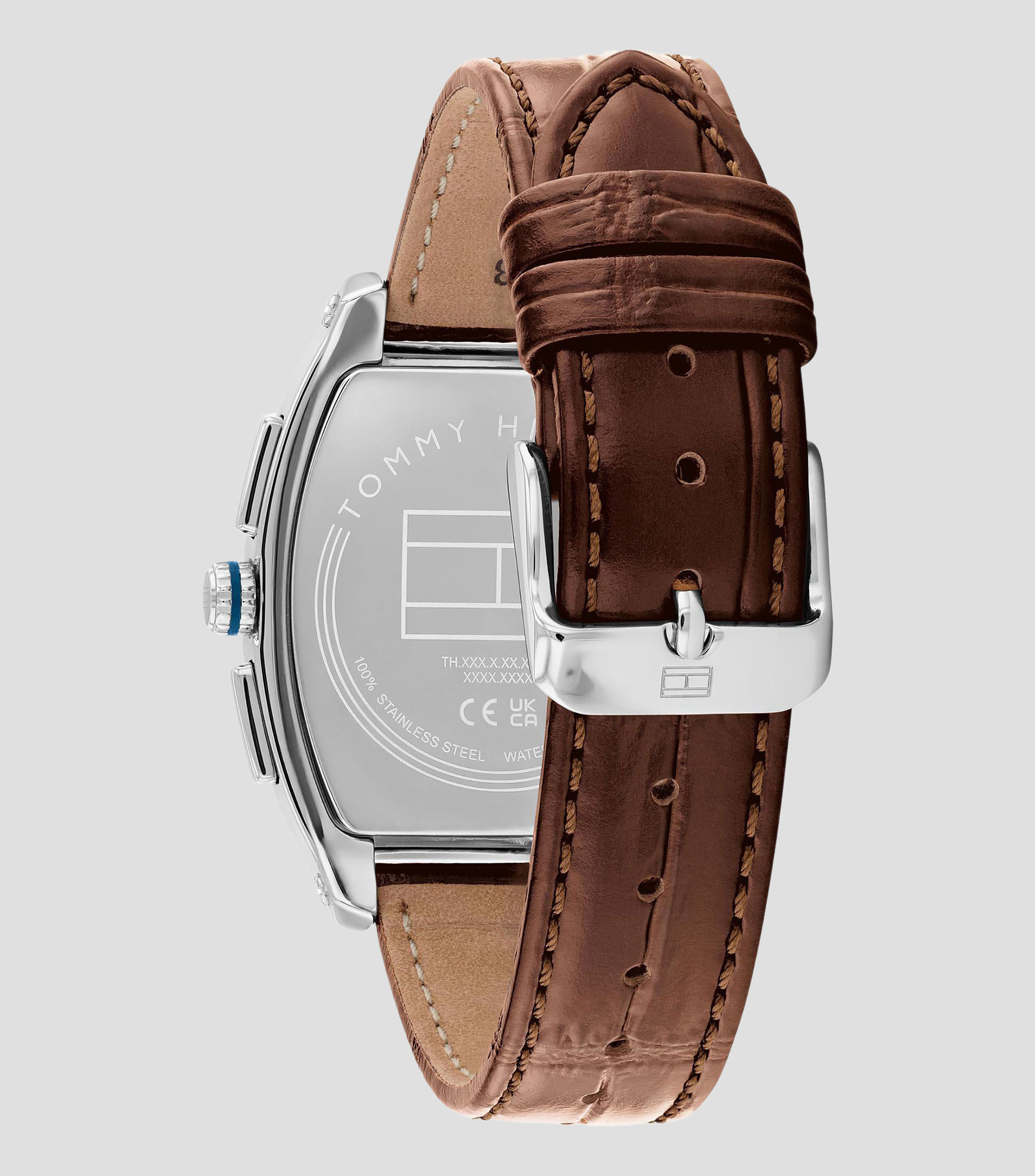 Reloj para Hombre TH-Oxford Casual Plateado, Café