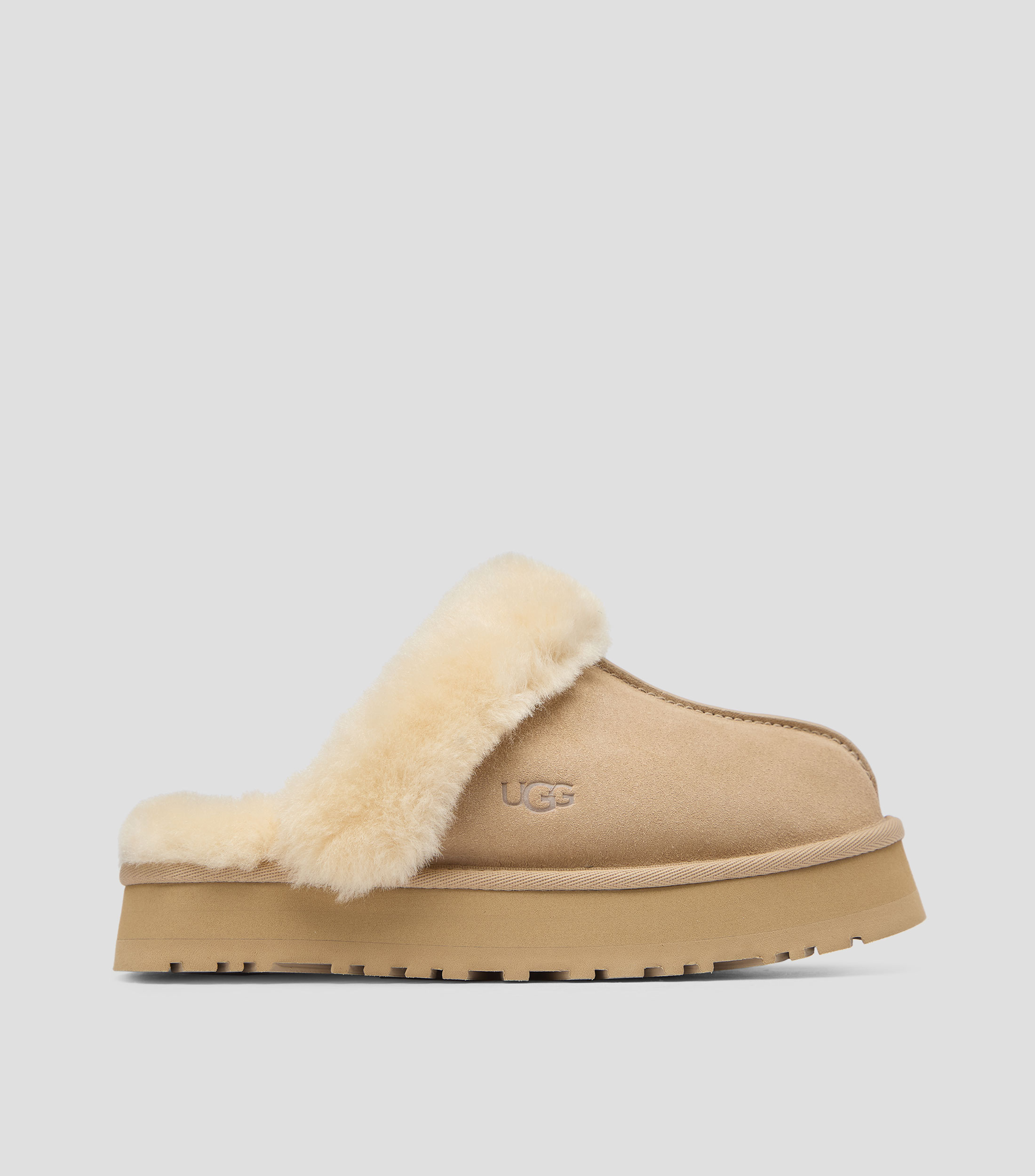 Pantuflas en piel vacuna Mujer