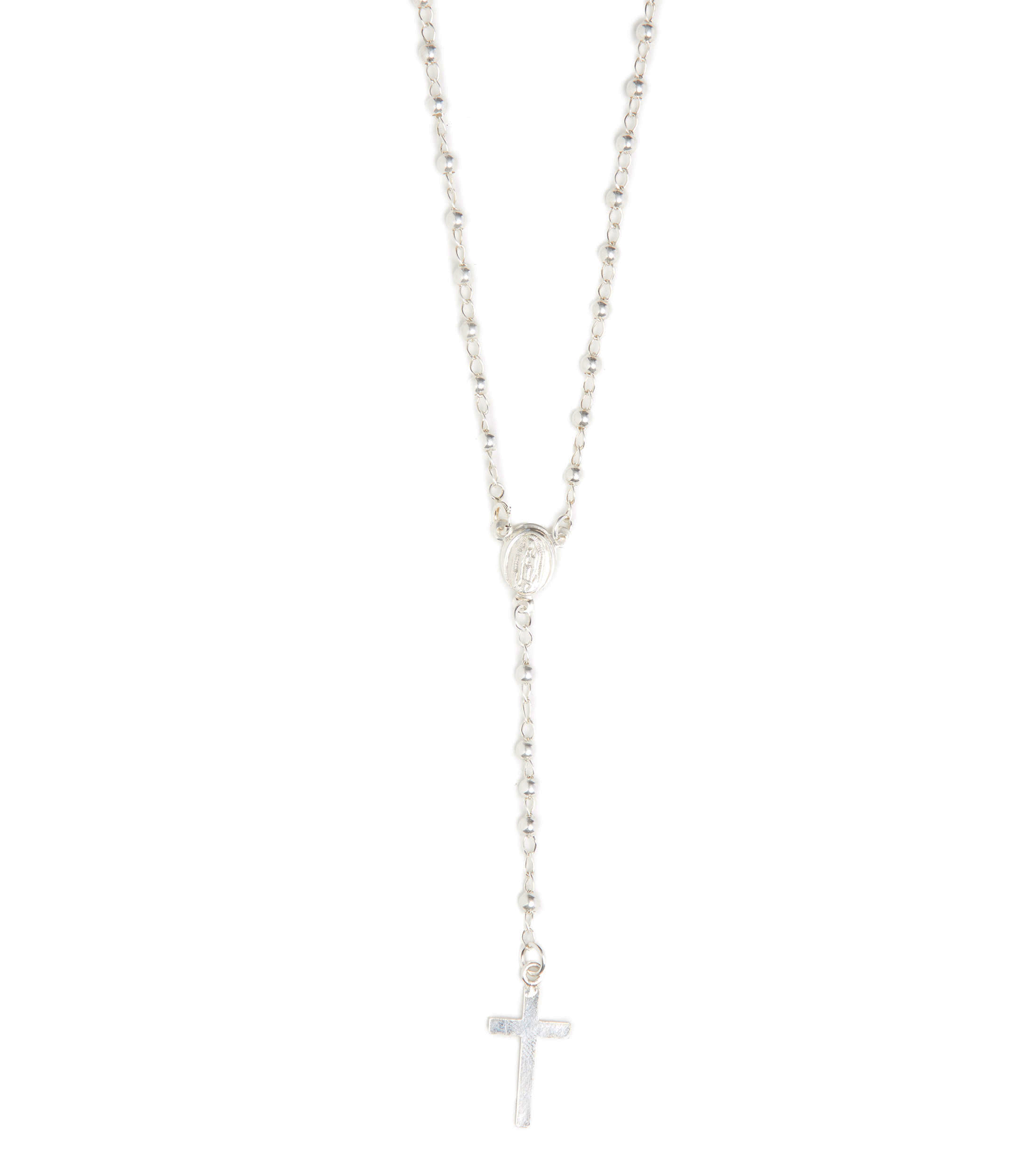 Rosario de Casquilla en plata Mujer
