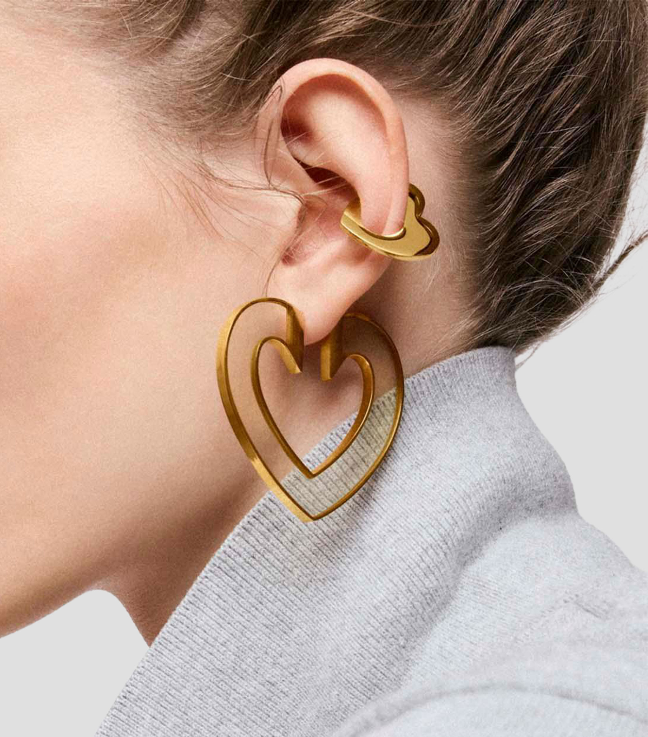 Aretes con resina Galaxy Mujer