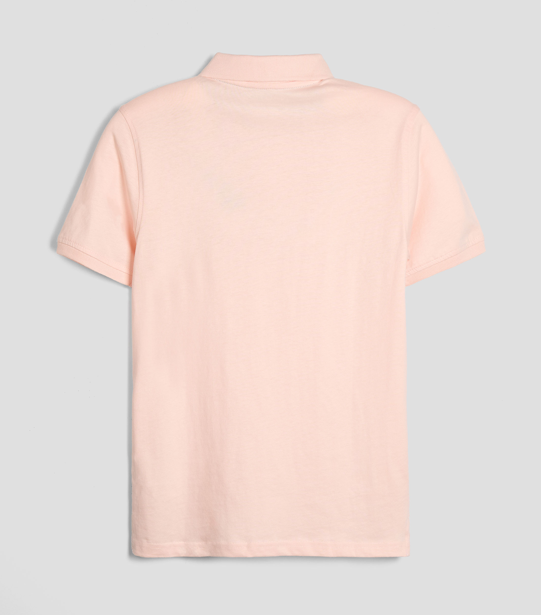 Playera tipo polo manga corta de rayas Niño