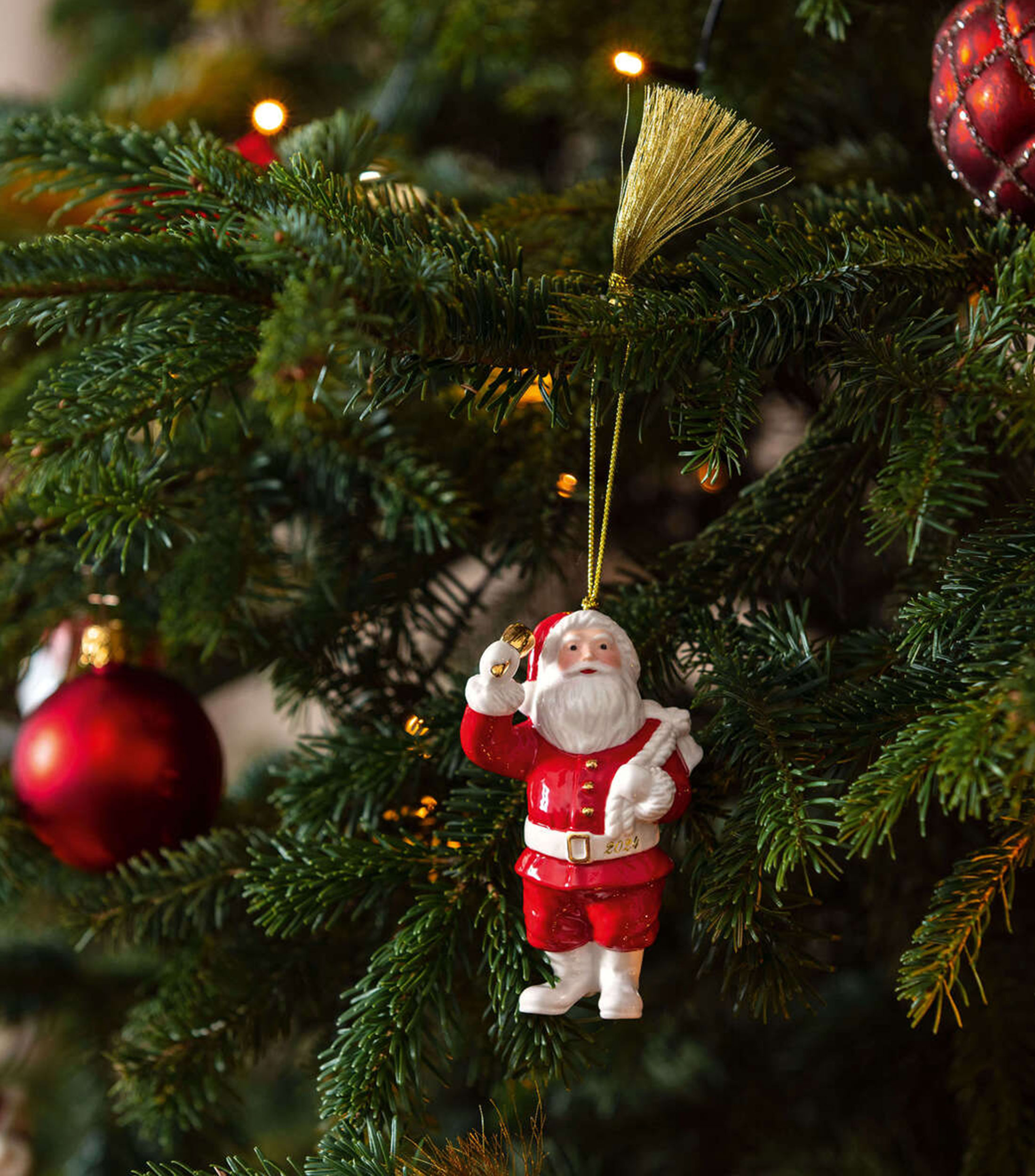 Ornamento Santa Claus en porcelana