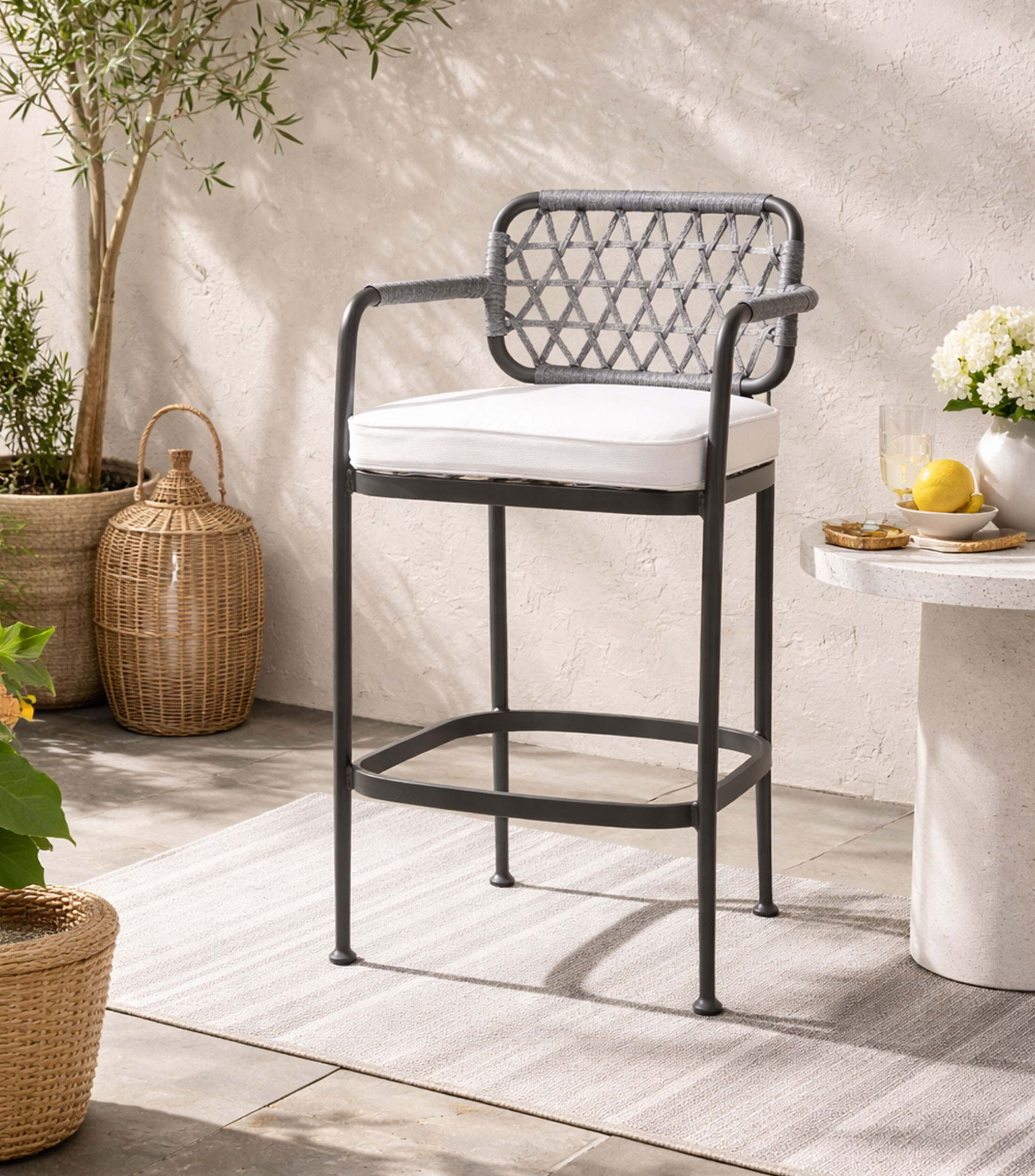 Silla Alta Curio Blanca