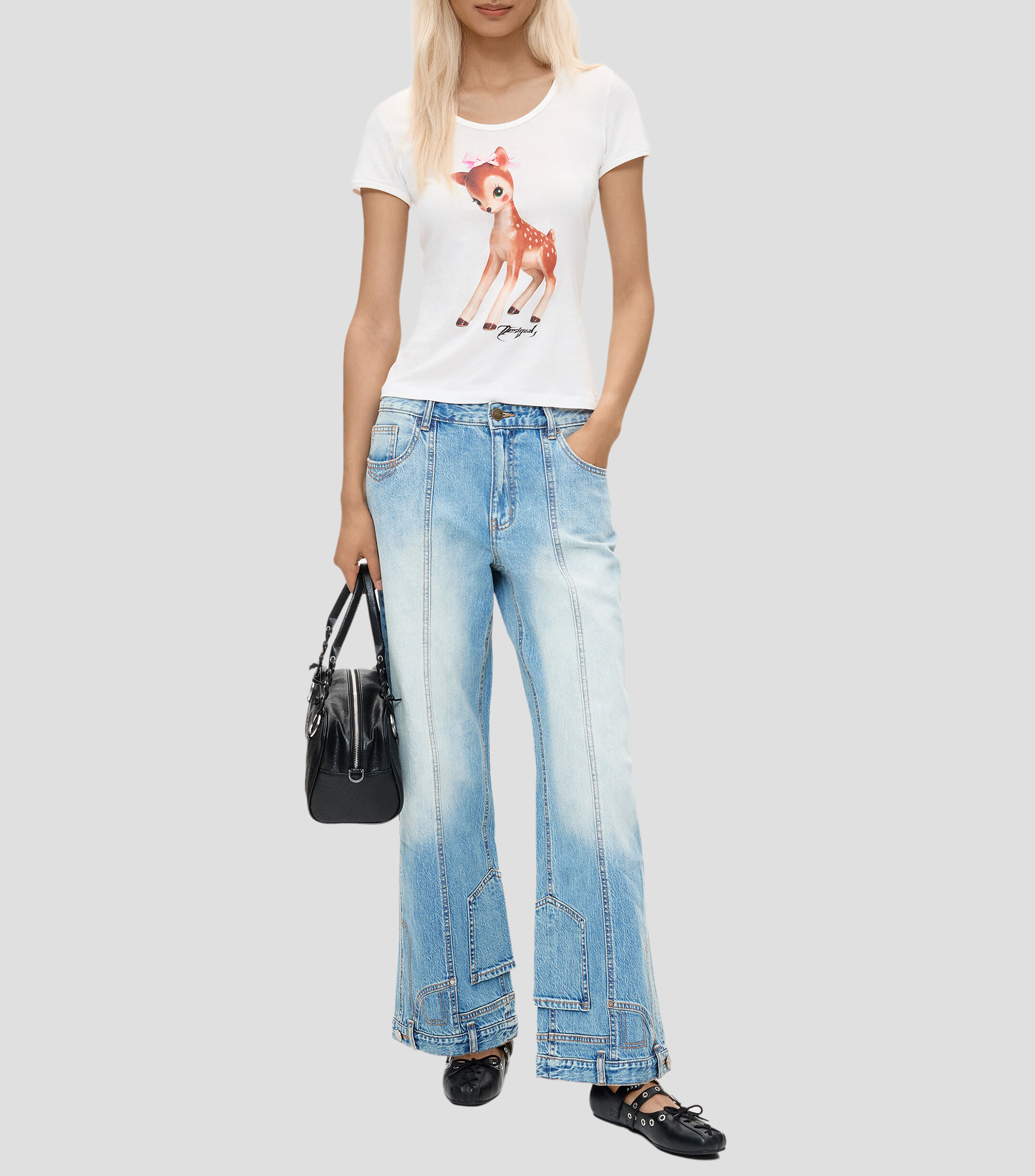 Jeans Invert Amplio Mujer