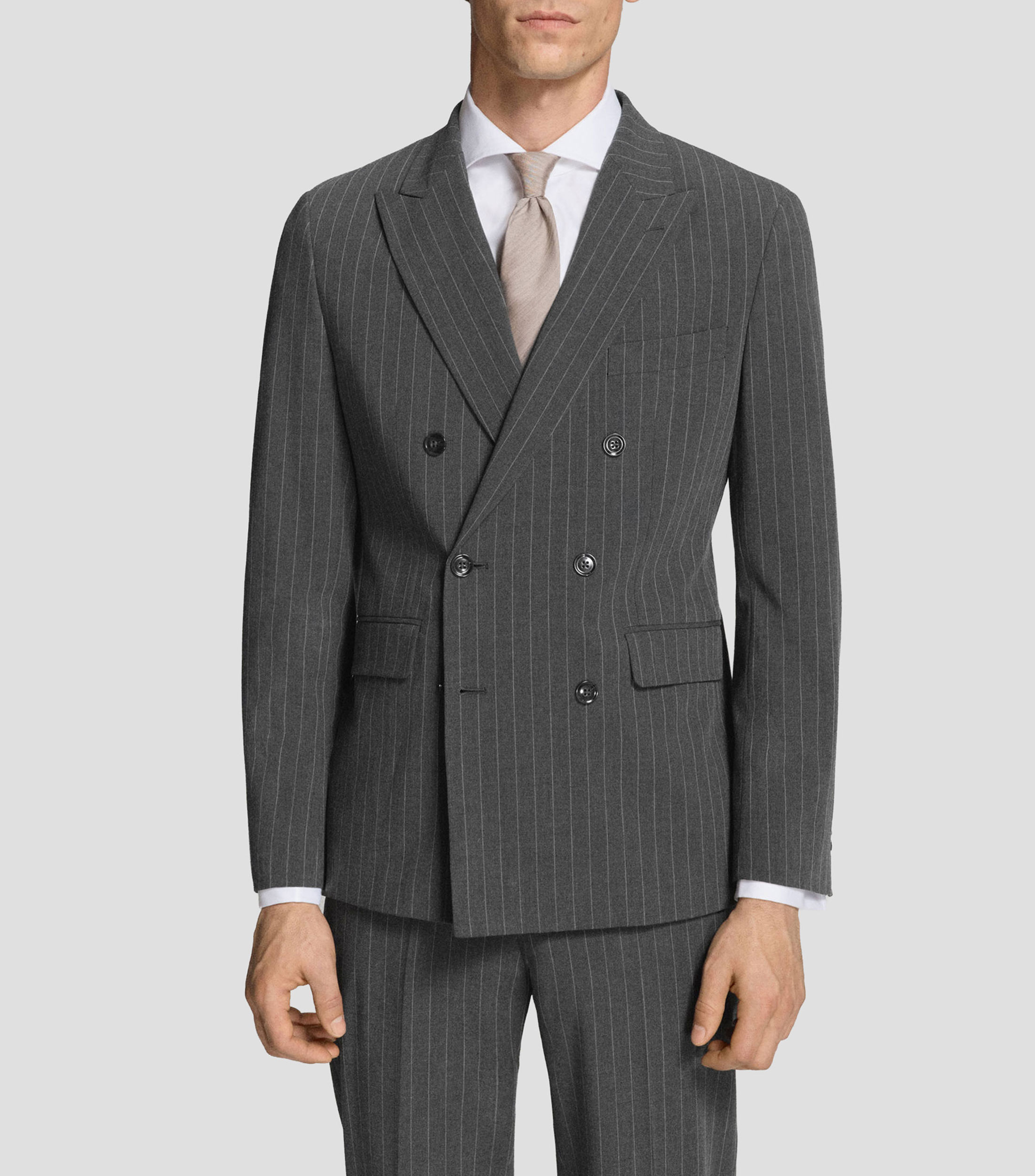 Saco con rayas Hombre
