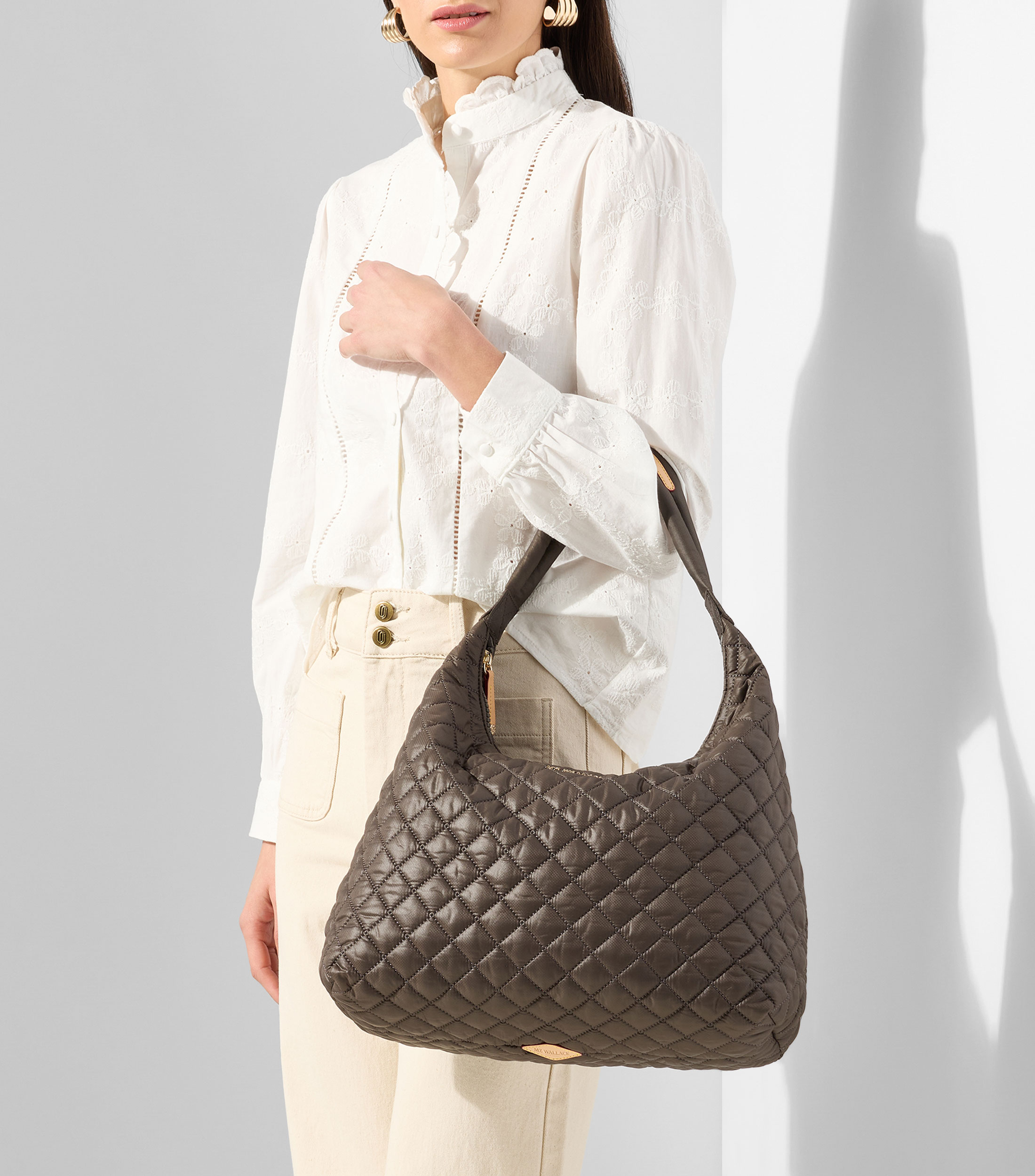 Bolsa shoulder grande Metro lisa Mujer