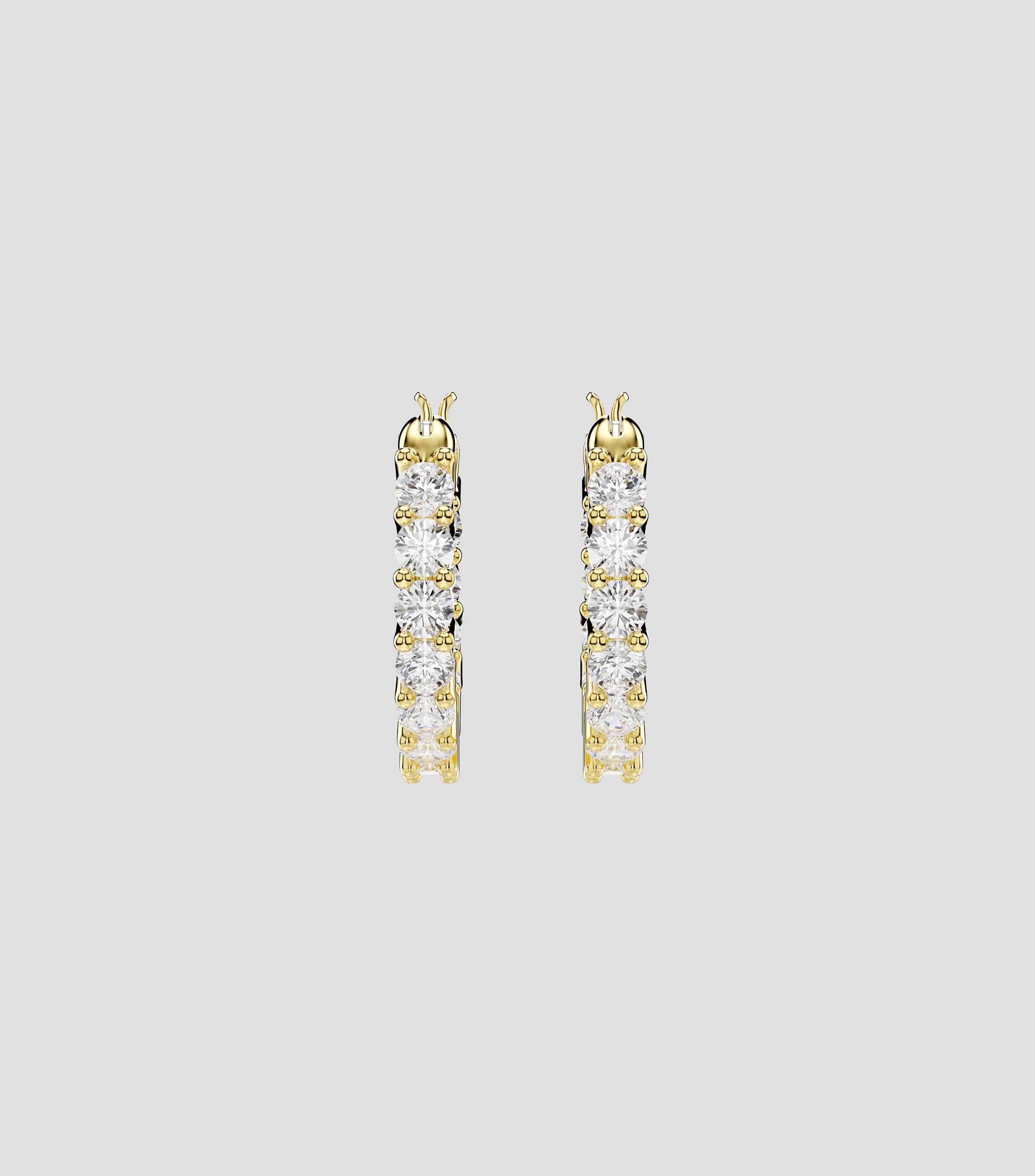 Aretes mini con zirconia Unisex