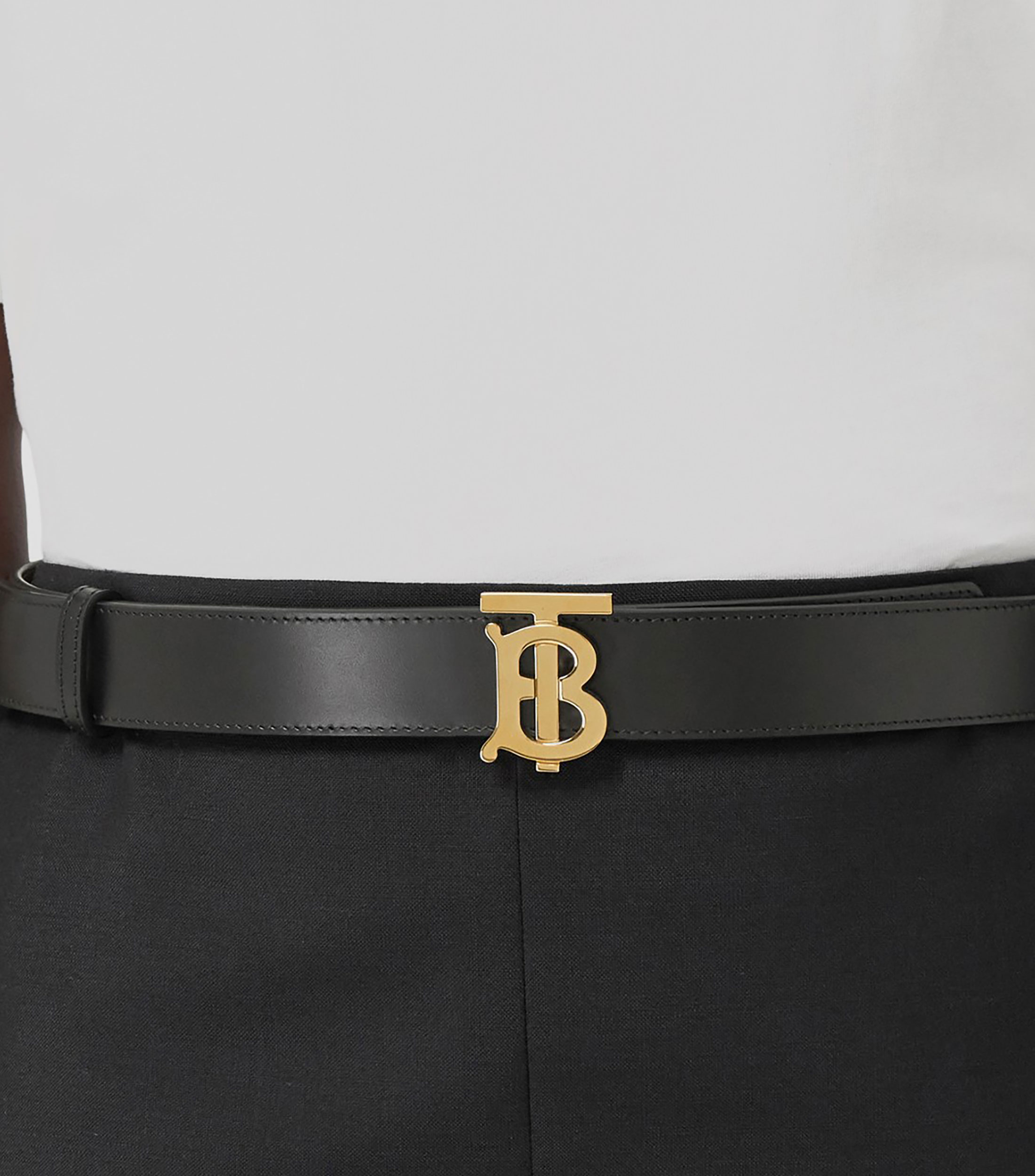 Cinturón reversible en piel casual Mujer
