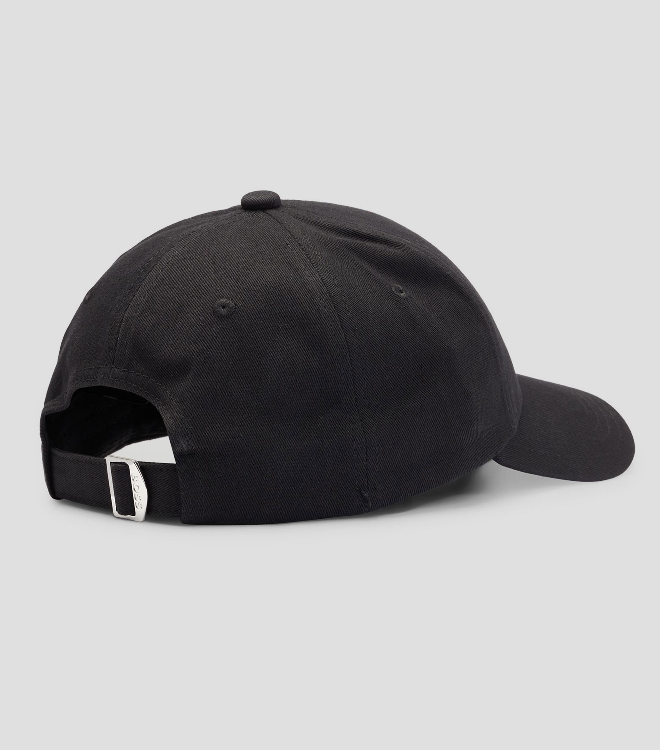 Gorra de sarga de algodón con logo bordado Hombre
