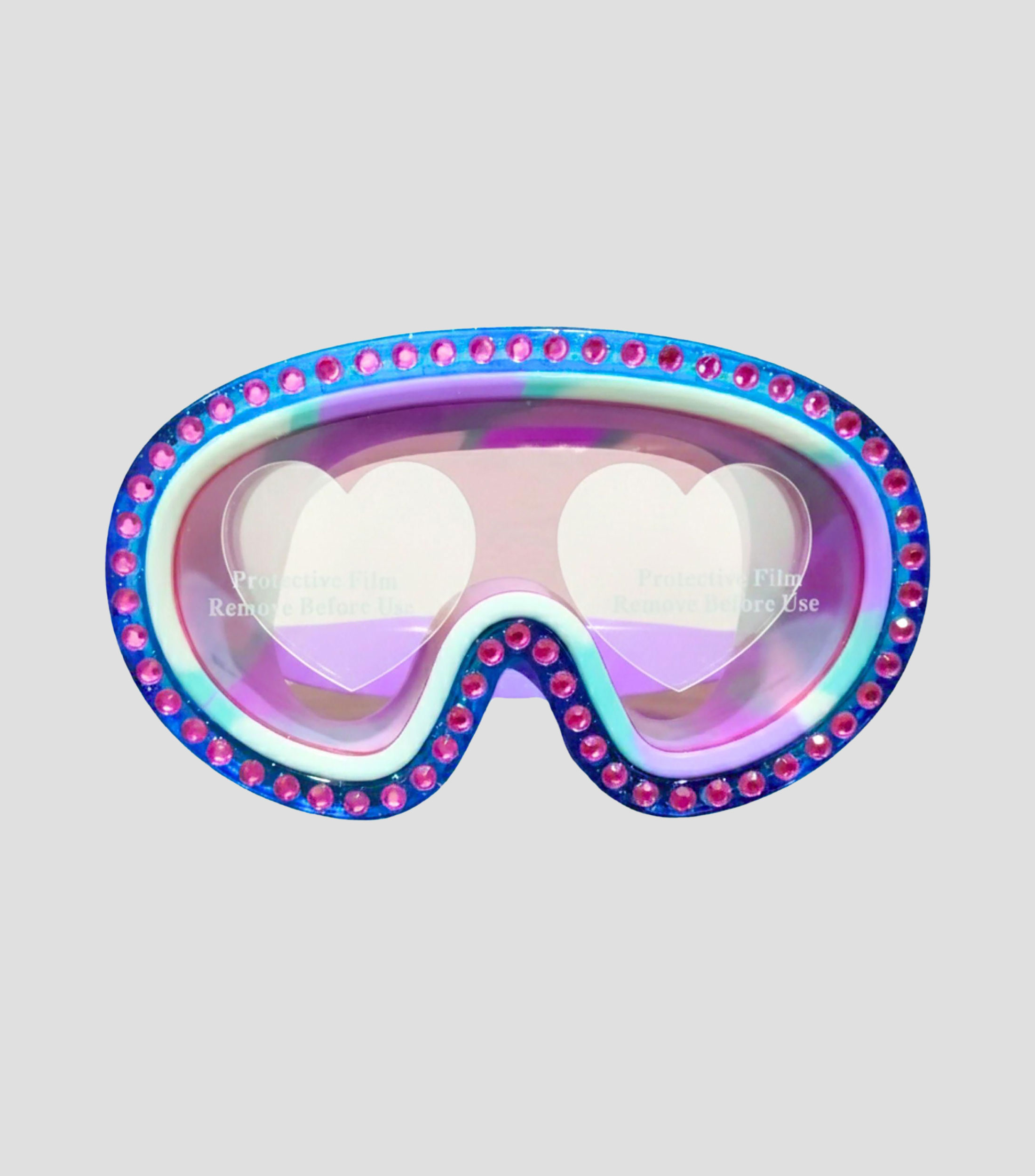 Visor para natación Lavander Heart Niña