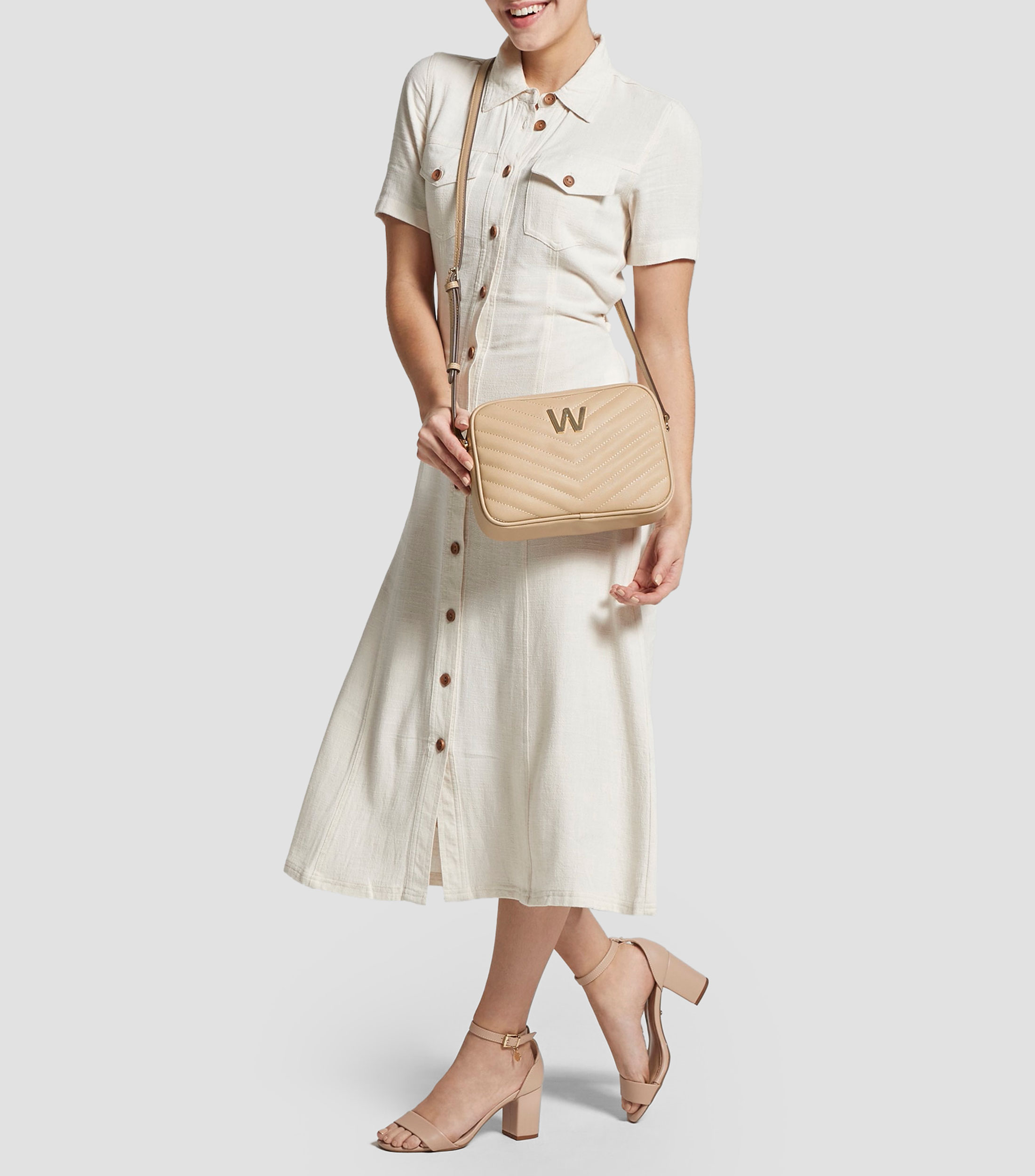 Bolsa Crossbody con logo Mujer