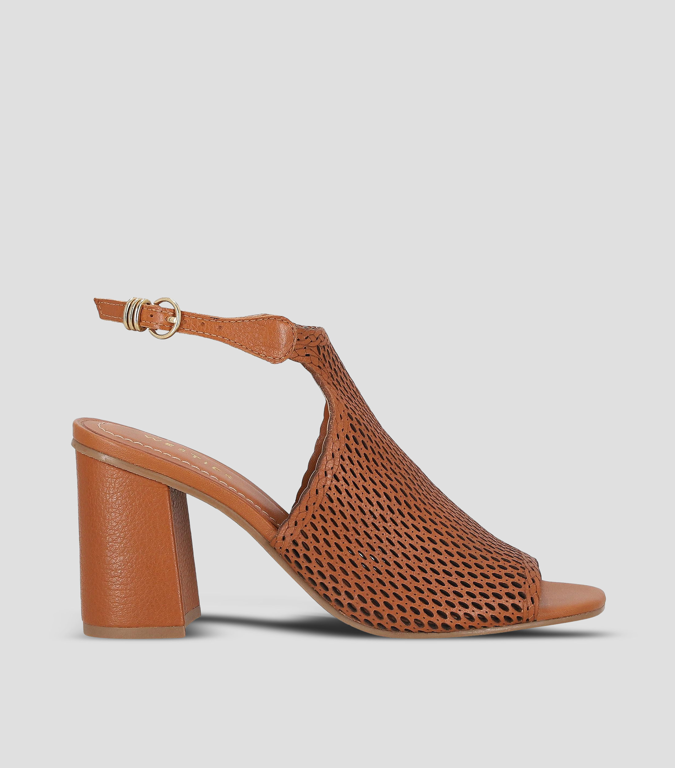 Sandalias con Tacon Ancho de 8.8 cm Mujer