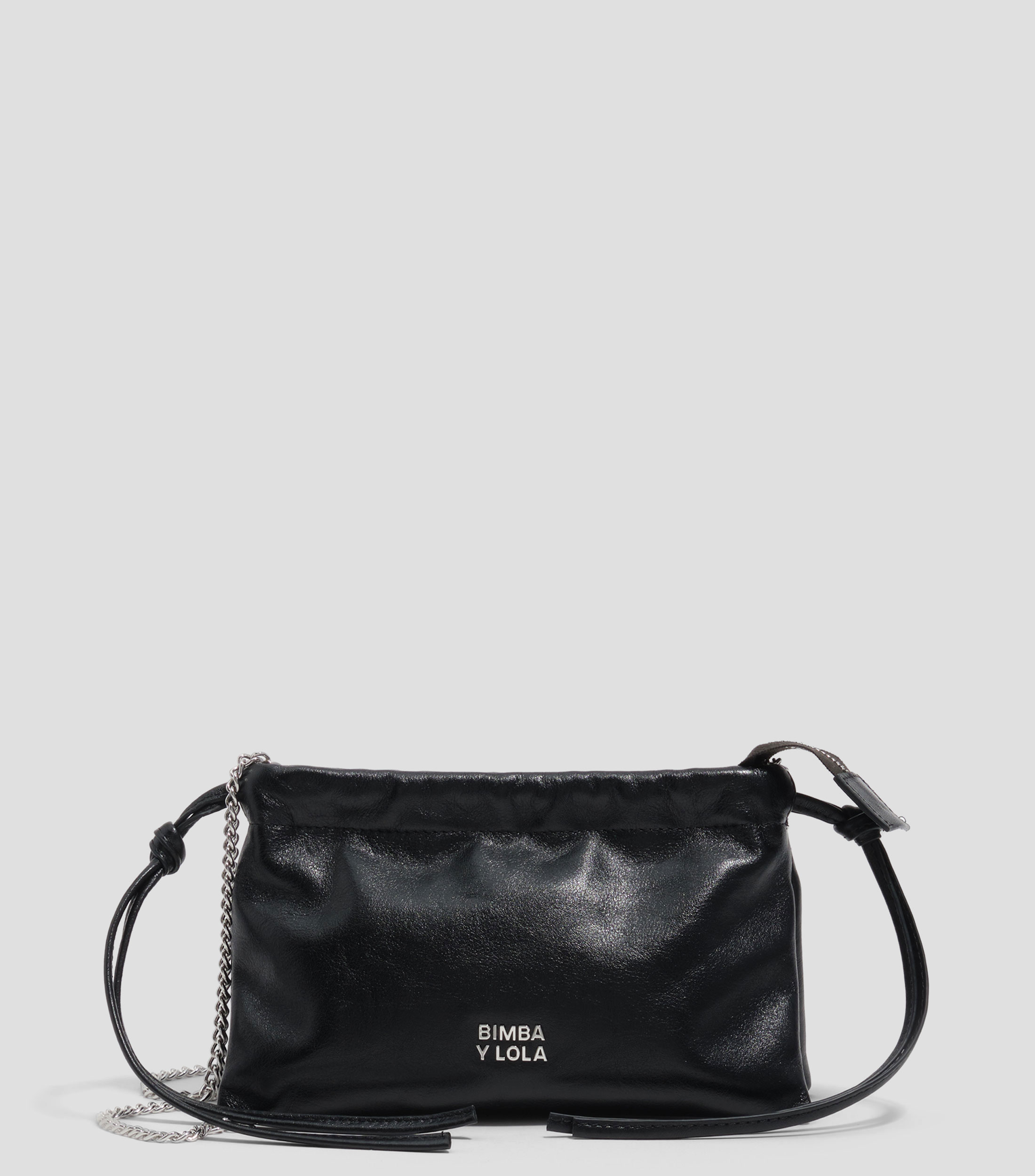 Bolsa shoulder mini piel negro Mujer