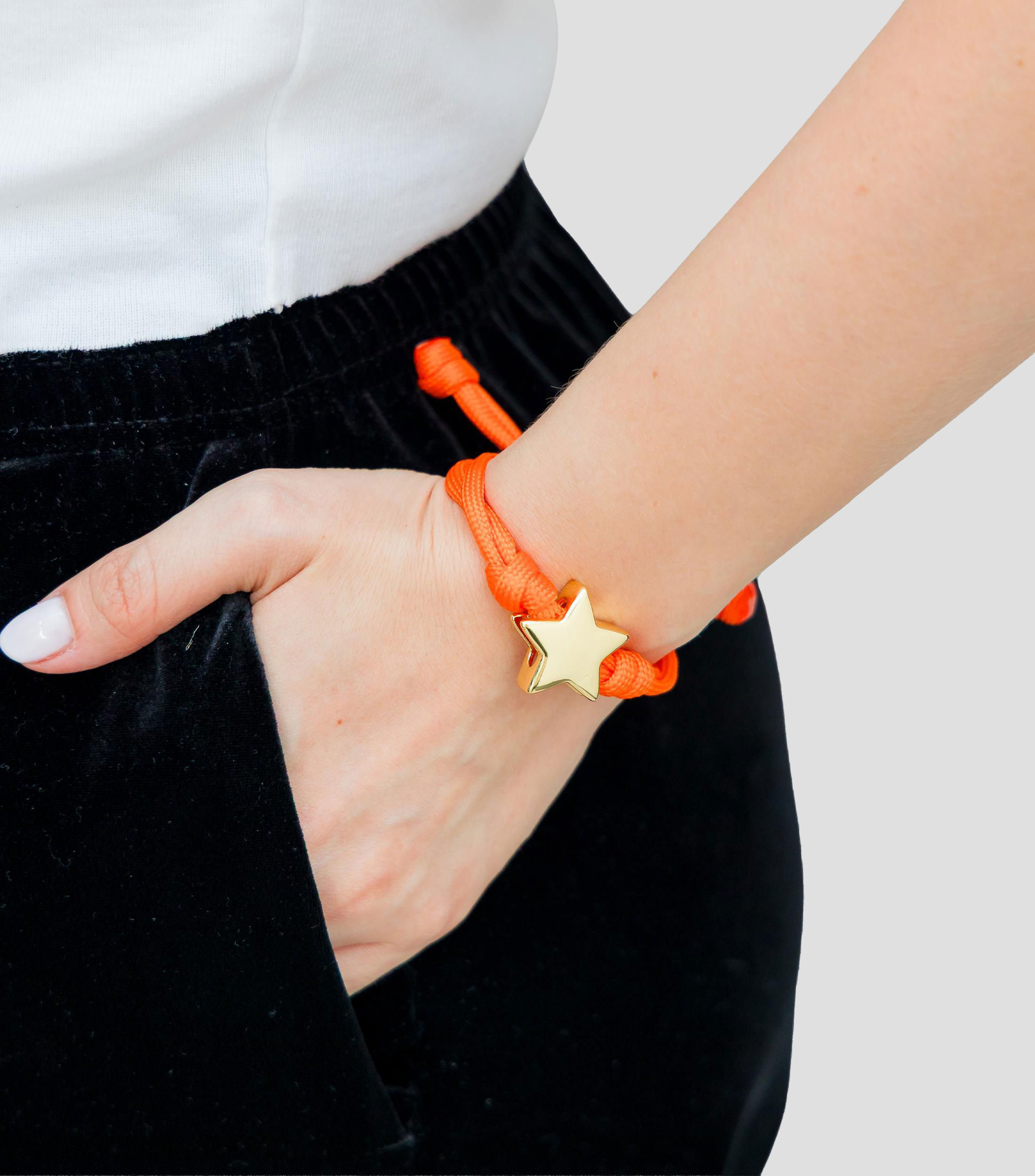 Pulsera con dije de estrella Mujer