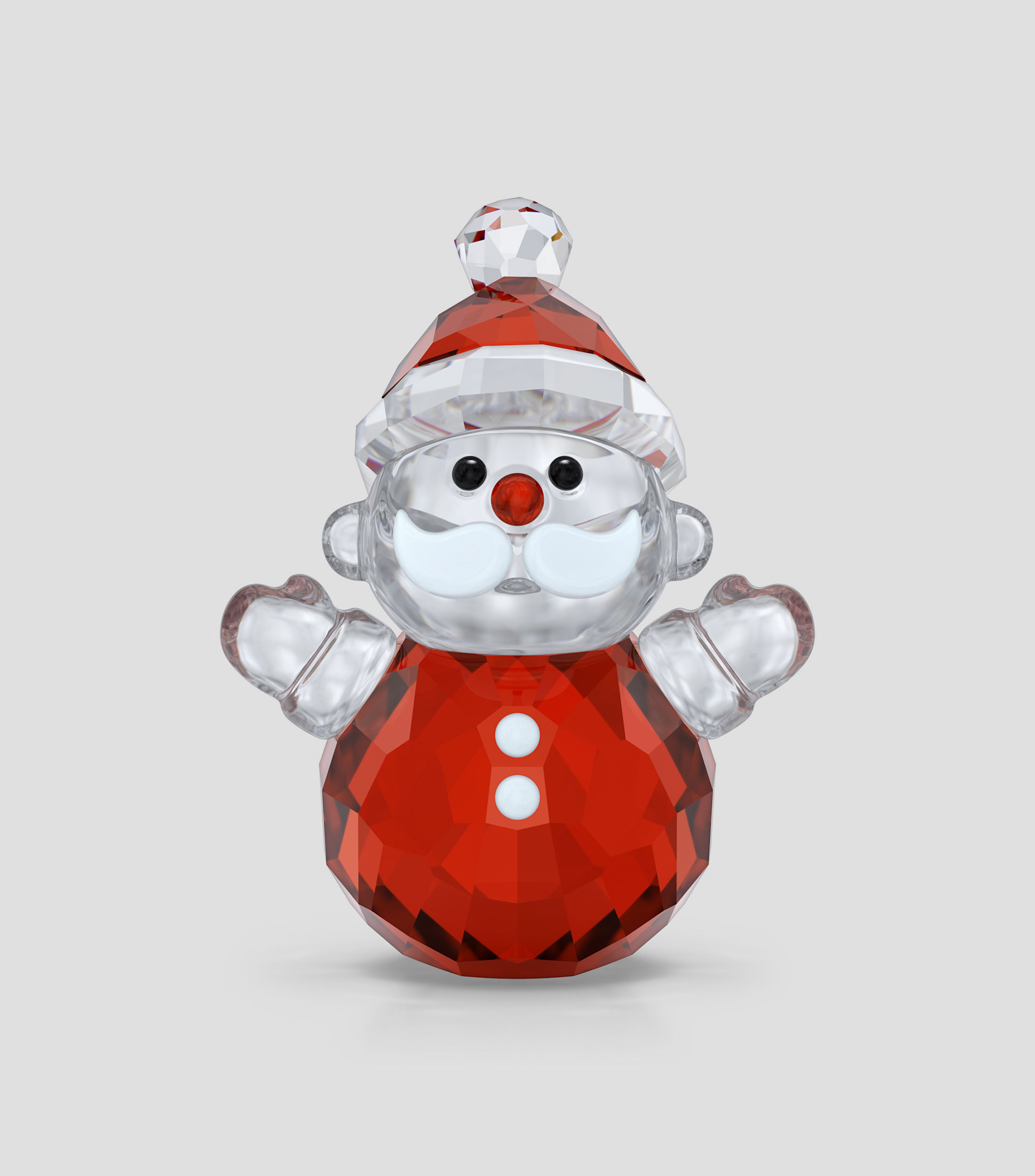Figura decorativa Holiday Cheers Santa Claus en cristal