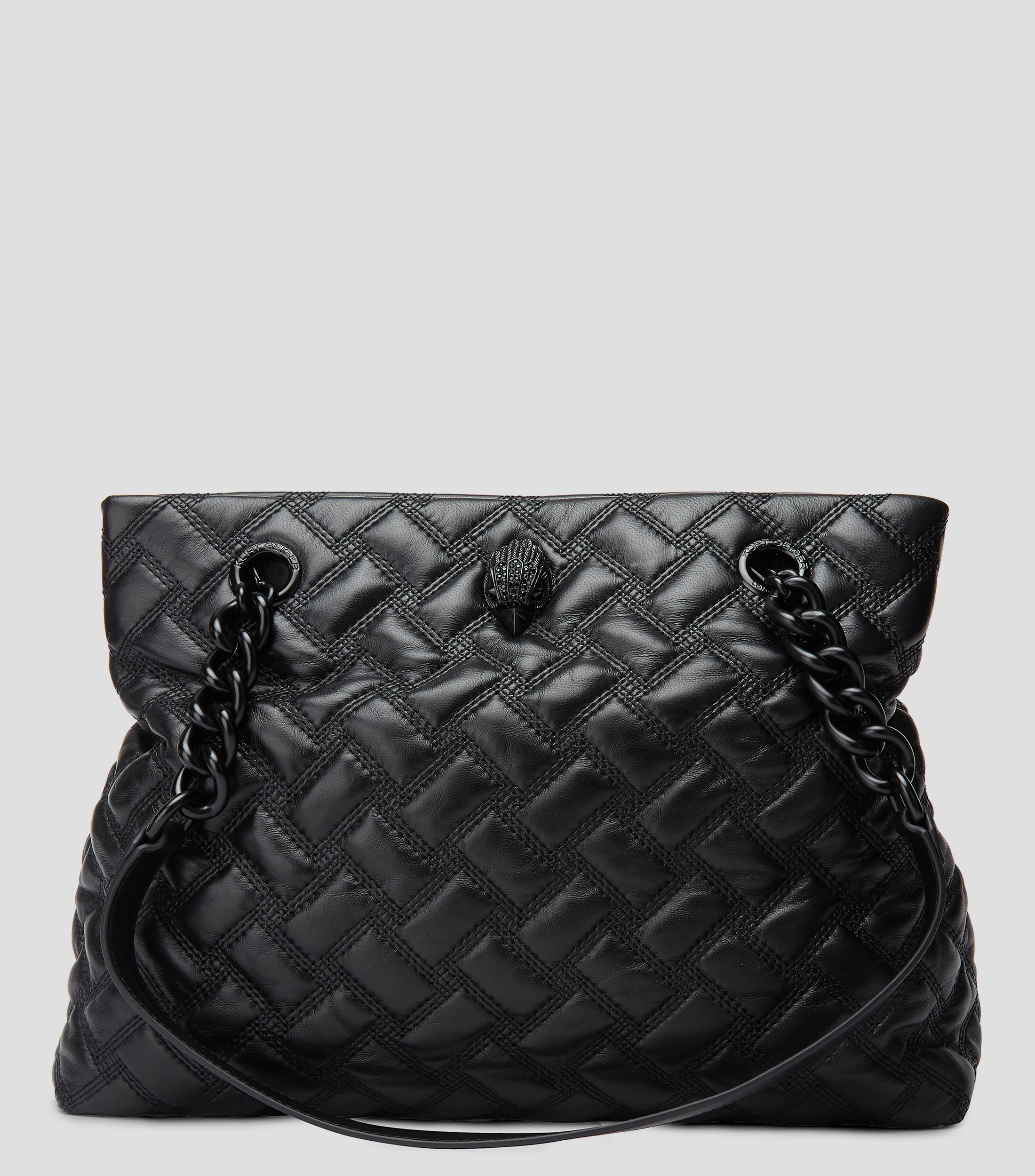 Bolsa Tote en piel capitonada Mujer