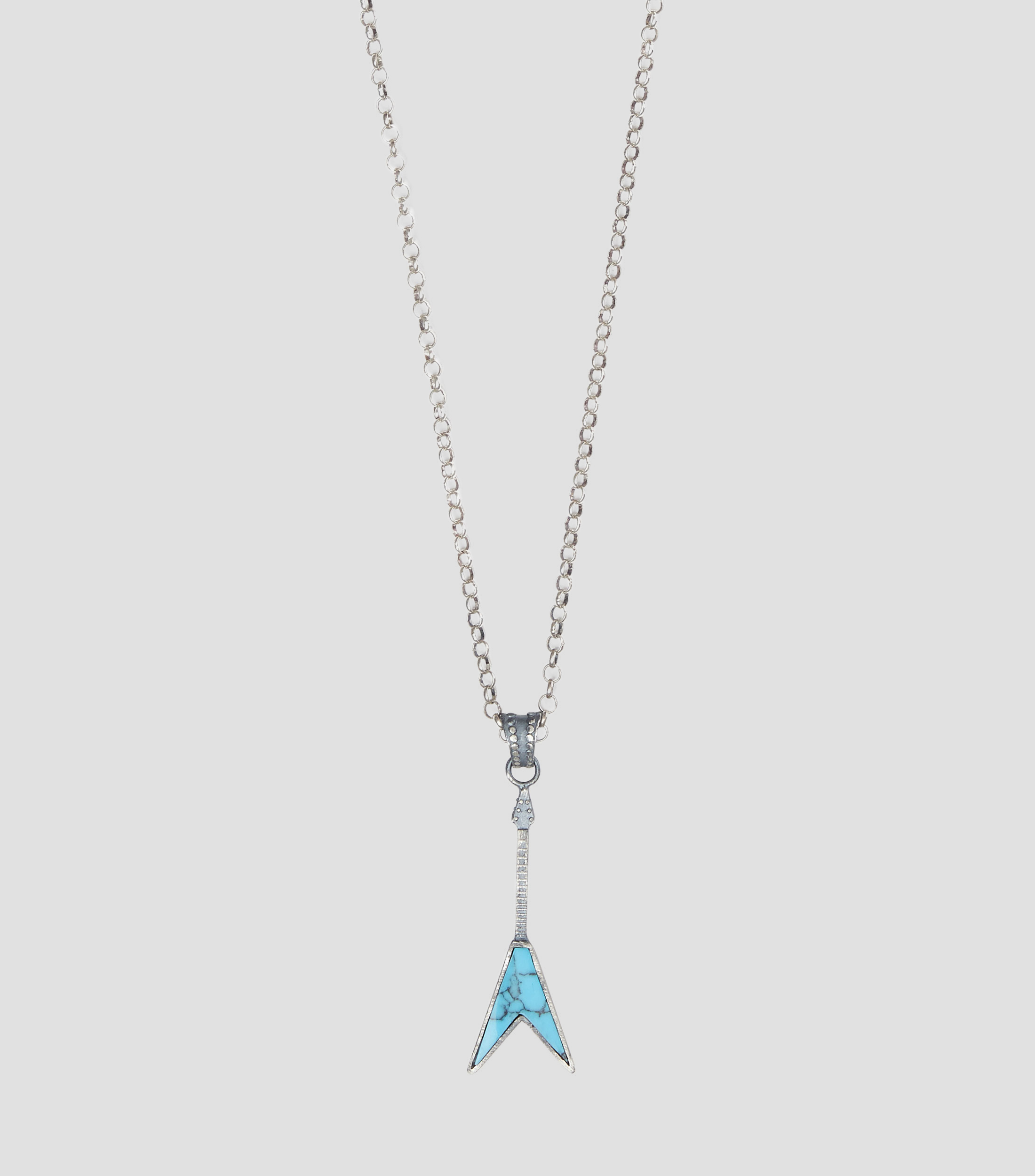 Dije Electric Guitar Stones en plata .925 Hombre