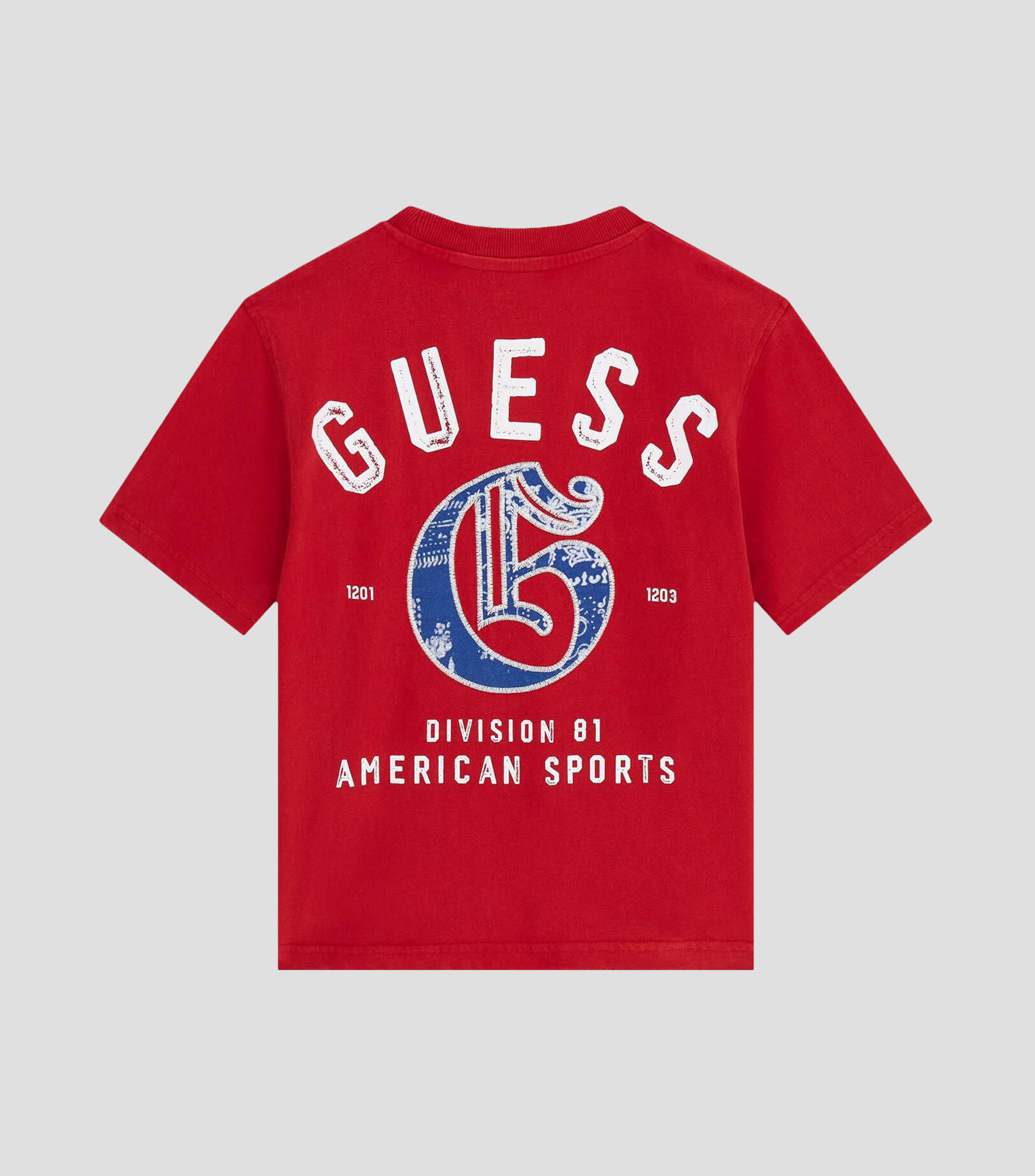 Playera cuello redondo manga corta con estampado Niño