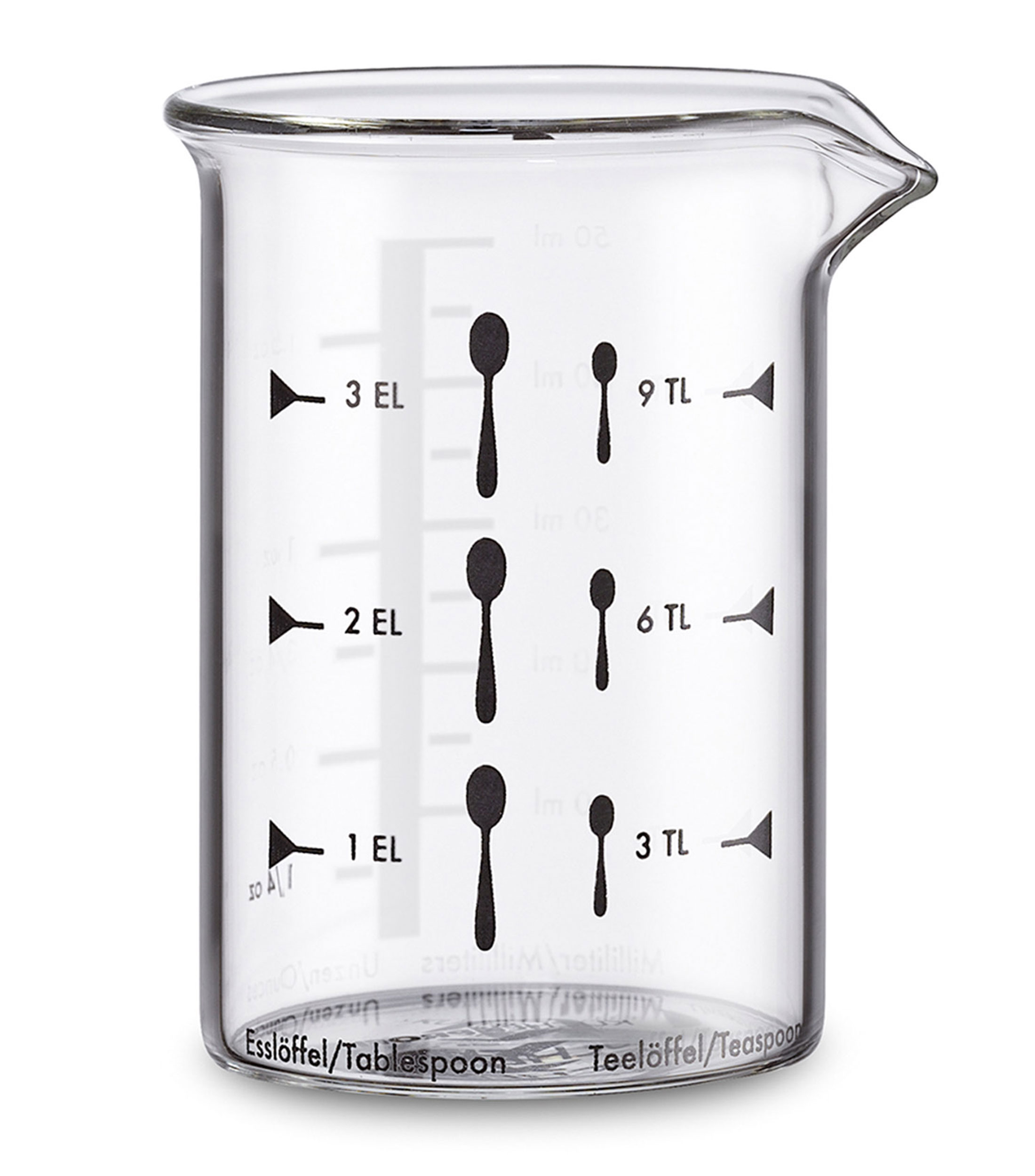 Jarra medidora en vidrio 50 ml