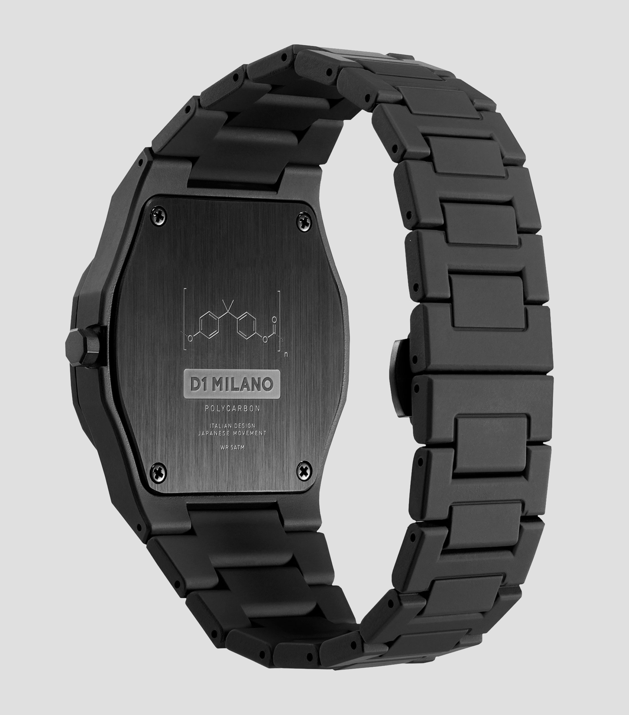 Reloj para Hombre Cloudburst casual, Negro