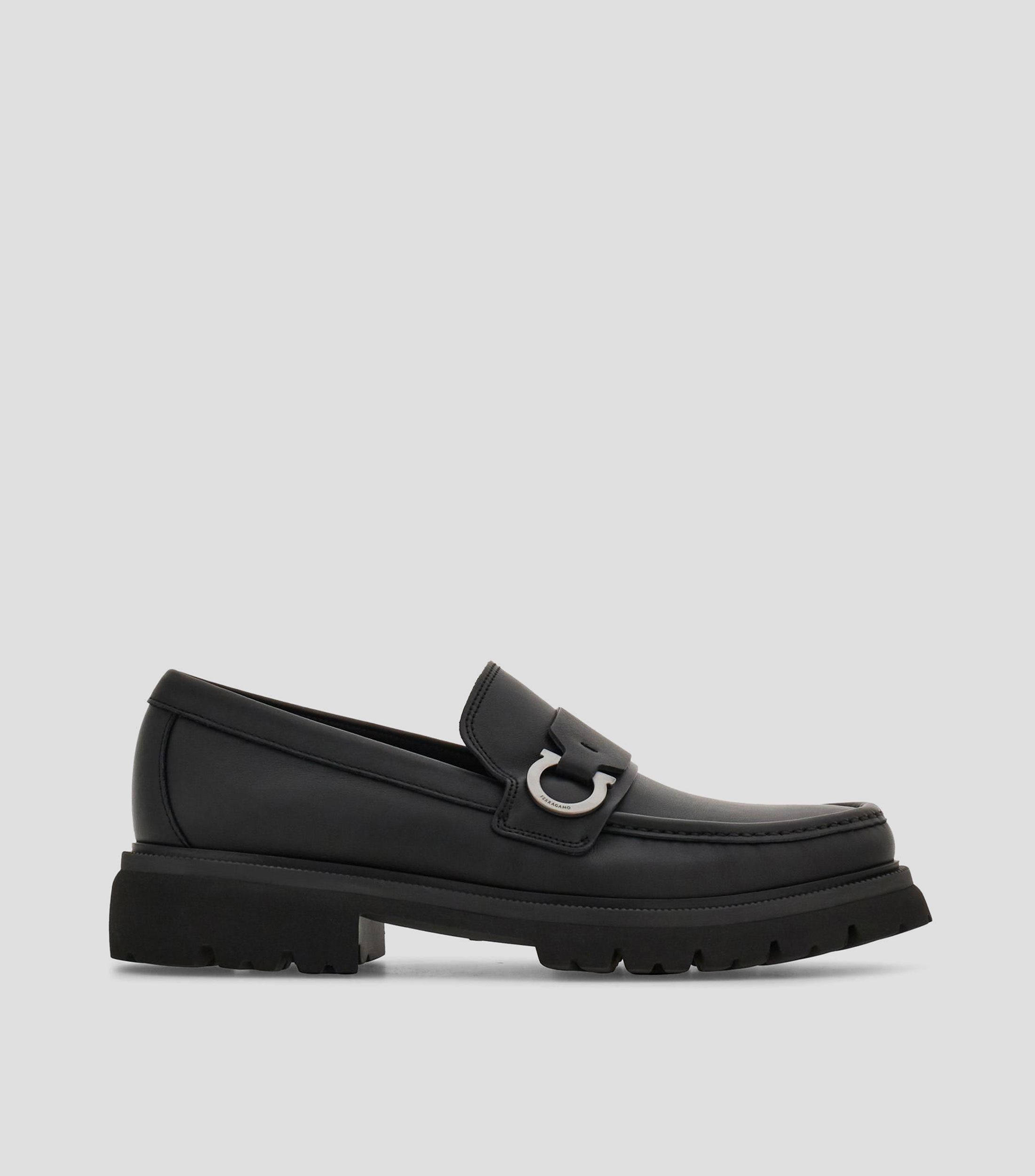 Mocasines con adorno Gancini Hombre