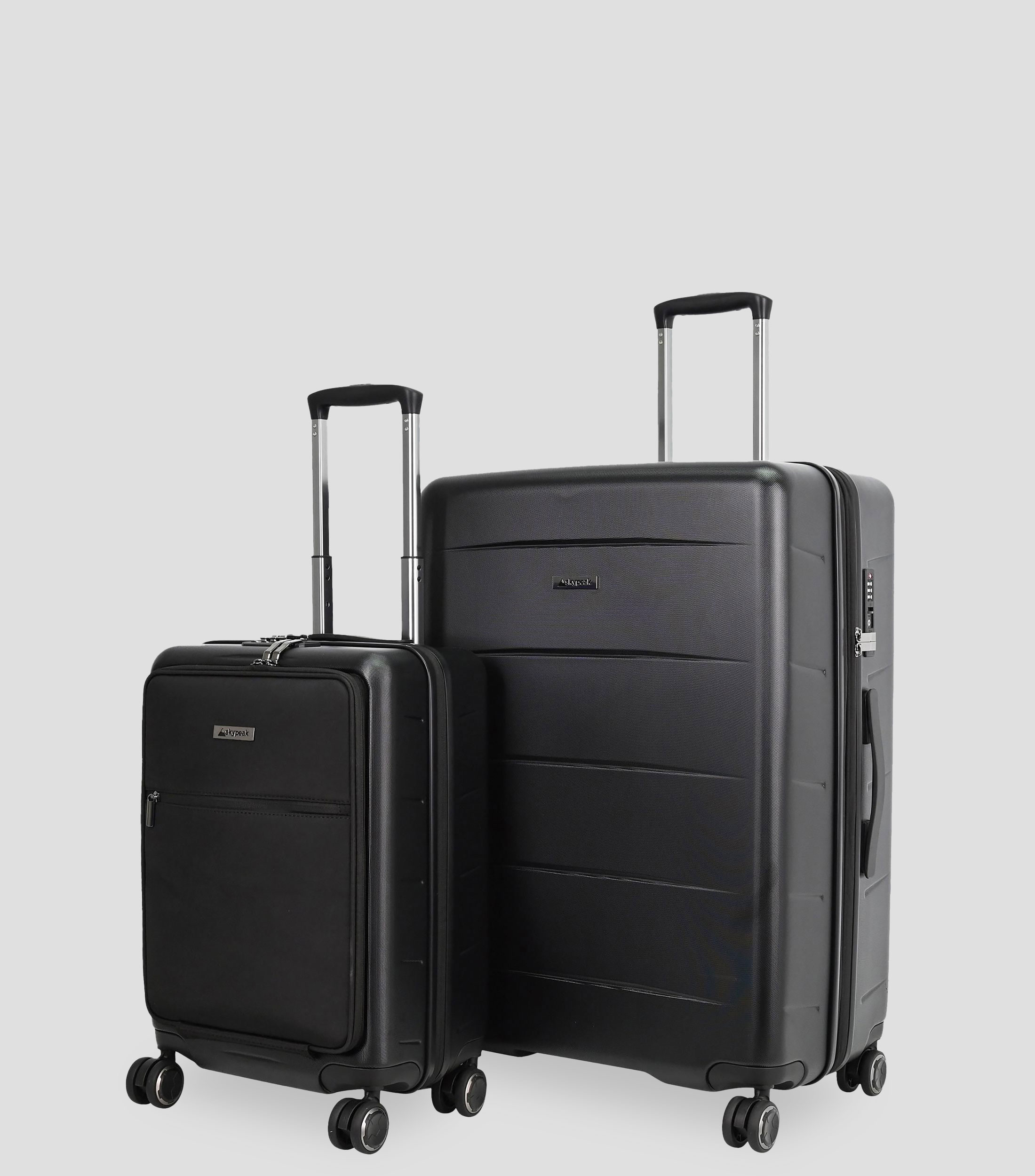 Set 2 maletas para viaje negro