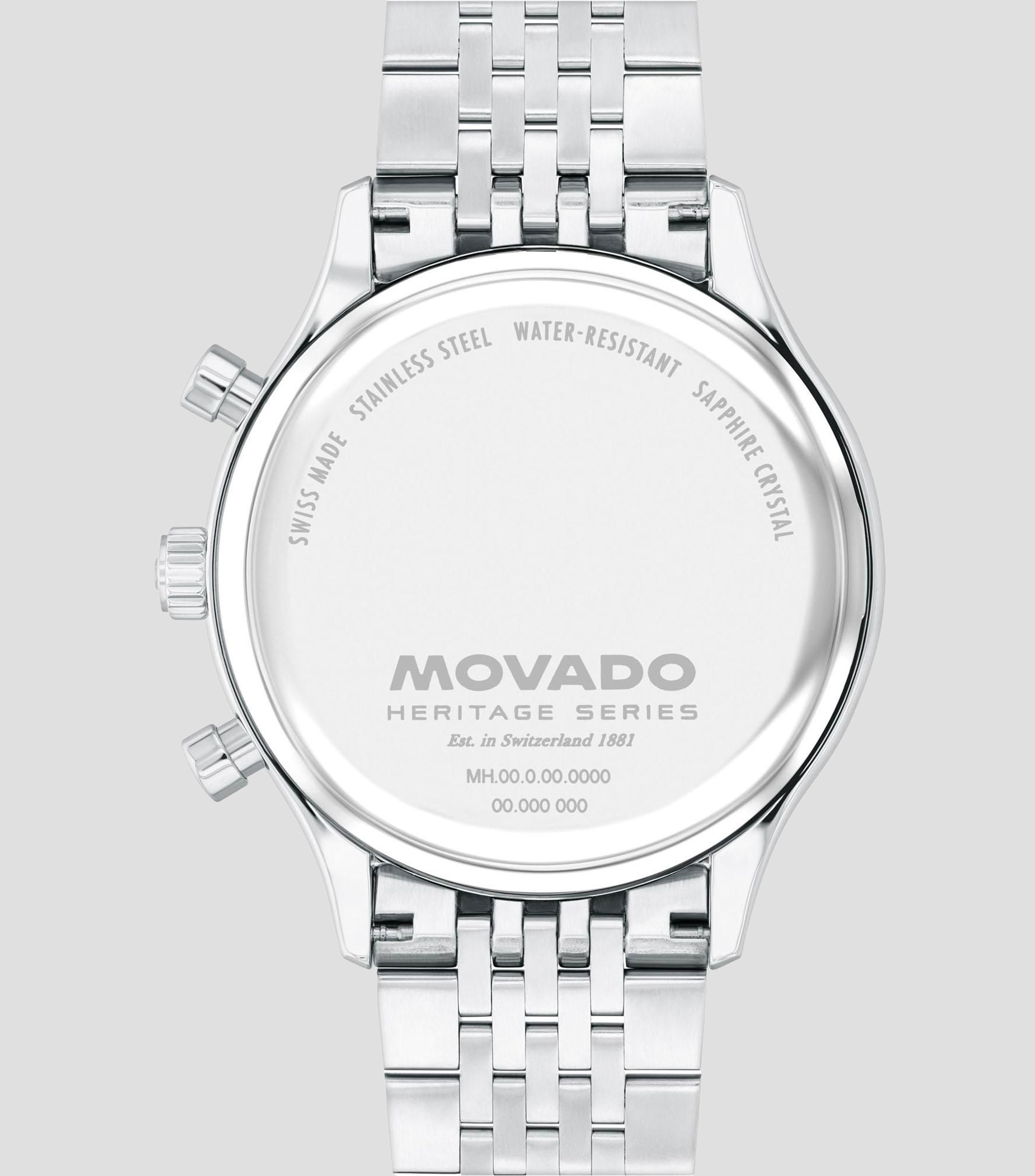 Reloj para Hombre Heritage Calendoplan Casual Verde, Plateado