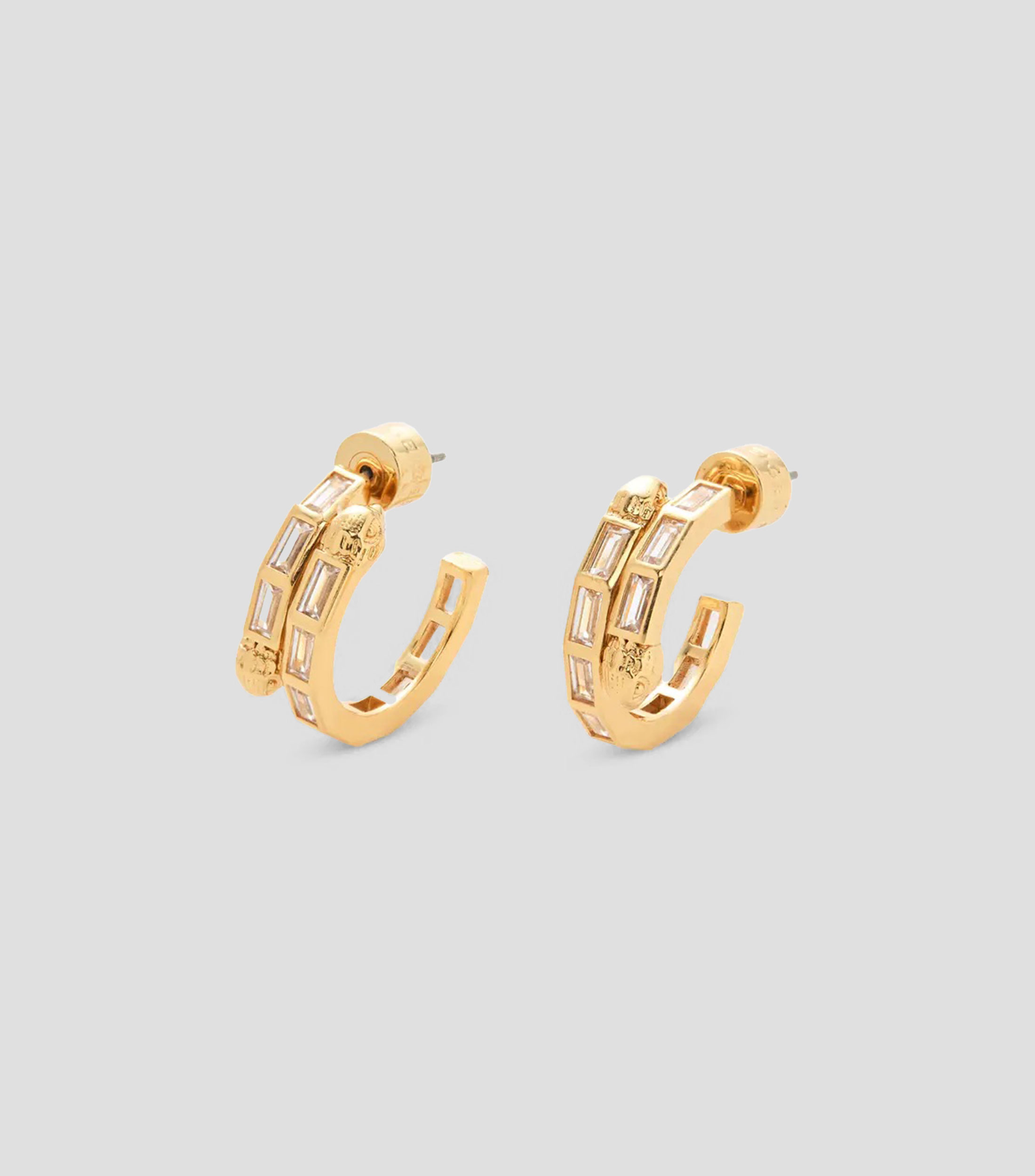 Aretes Eagle Baguette con cristales Mujer