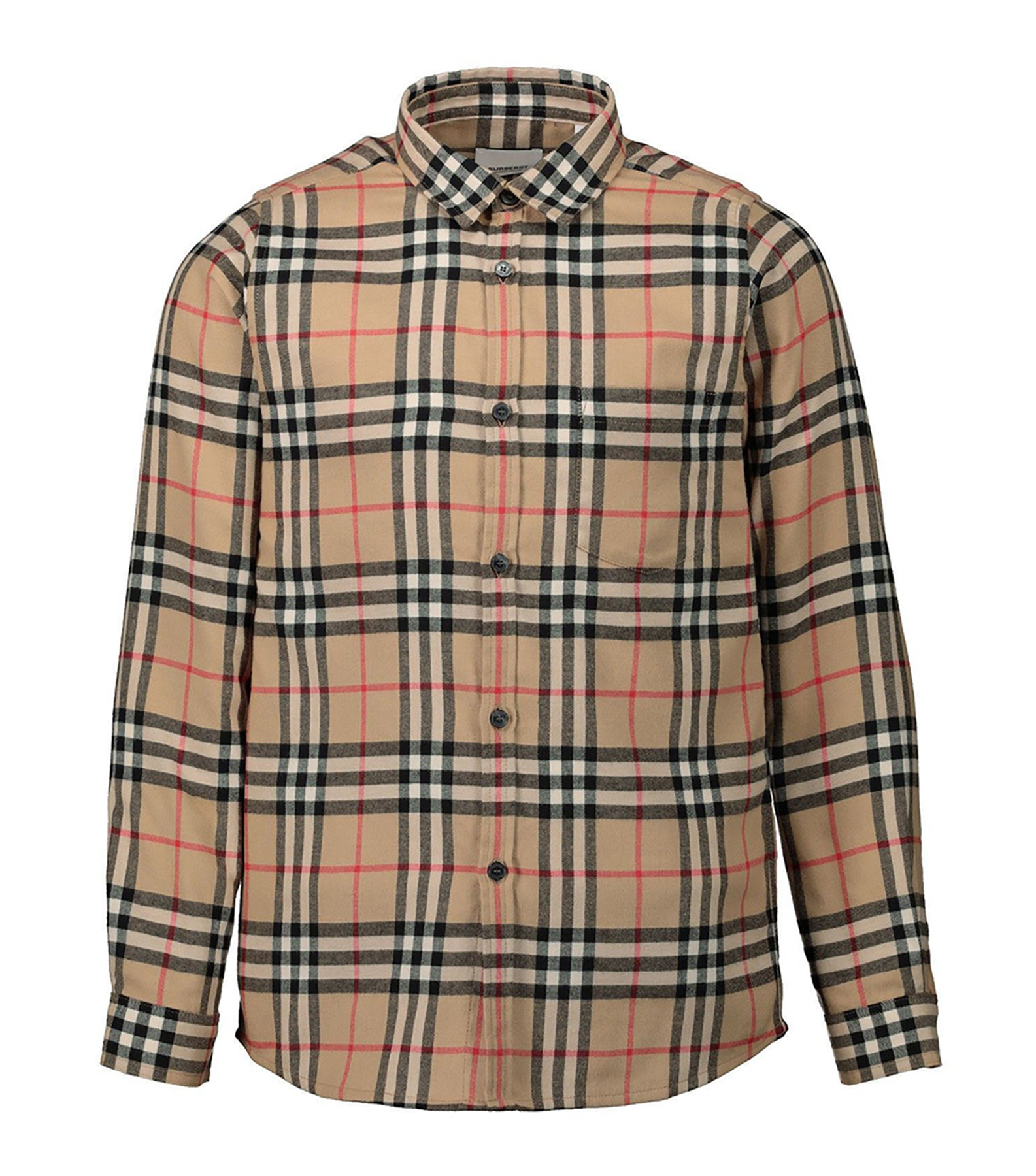 Burberry Camisa con cuadros manga larga Nino El Palacio de Hierro