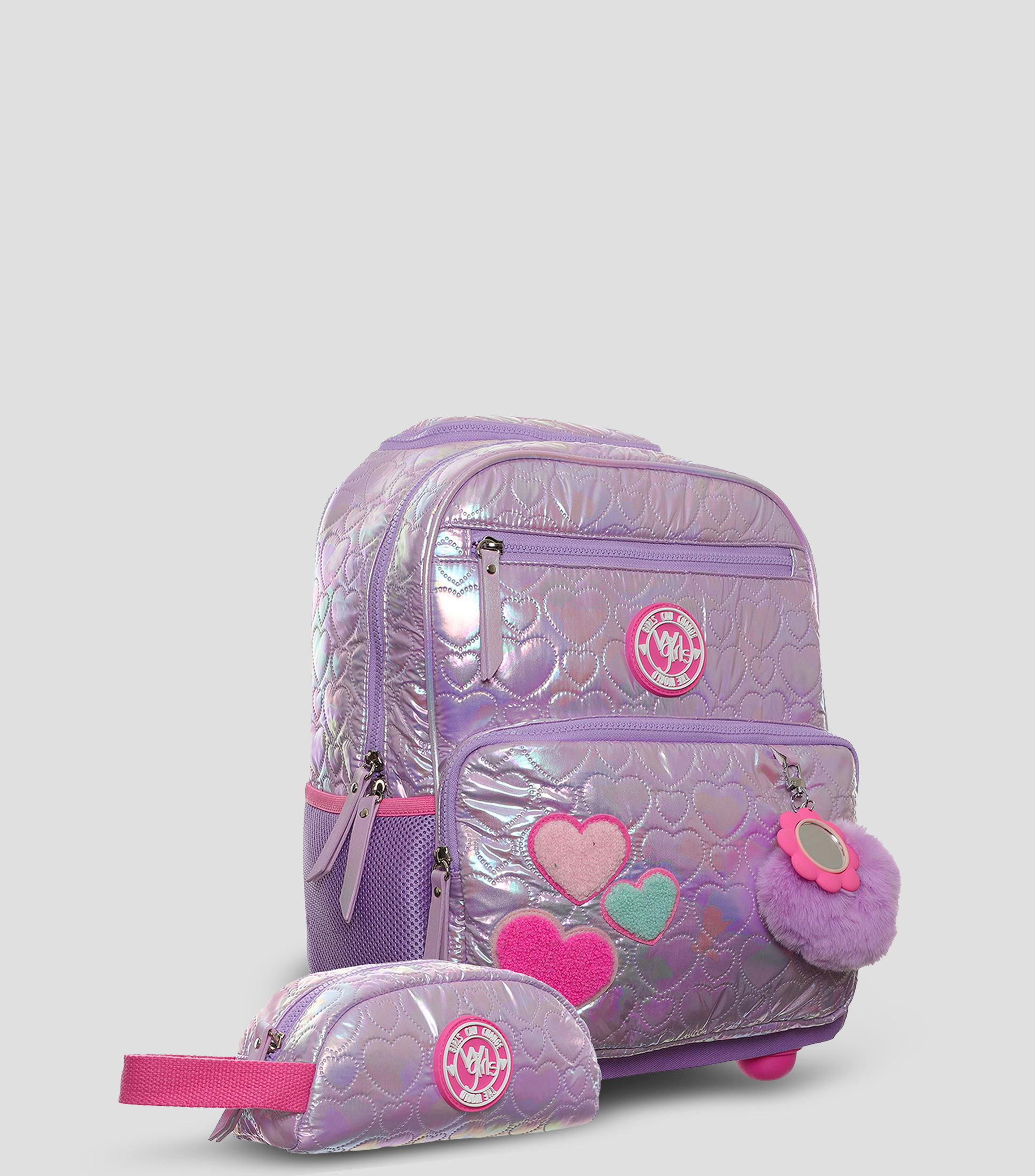 Set de Mochila Escolar con ruedas Niña