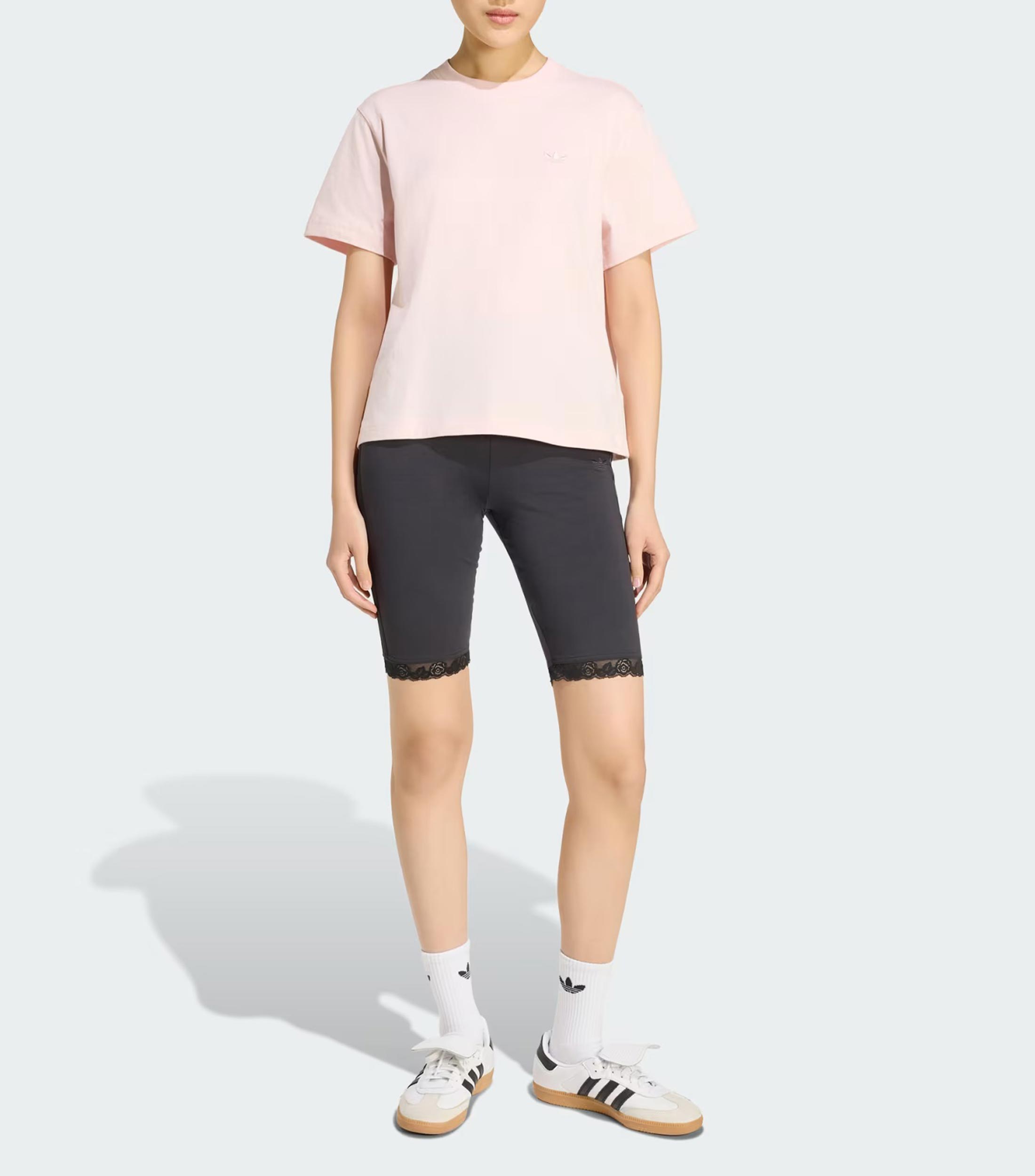 Playera para entrenamiento cuello redondo manga corta lisa Mujer