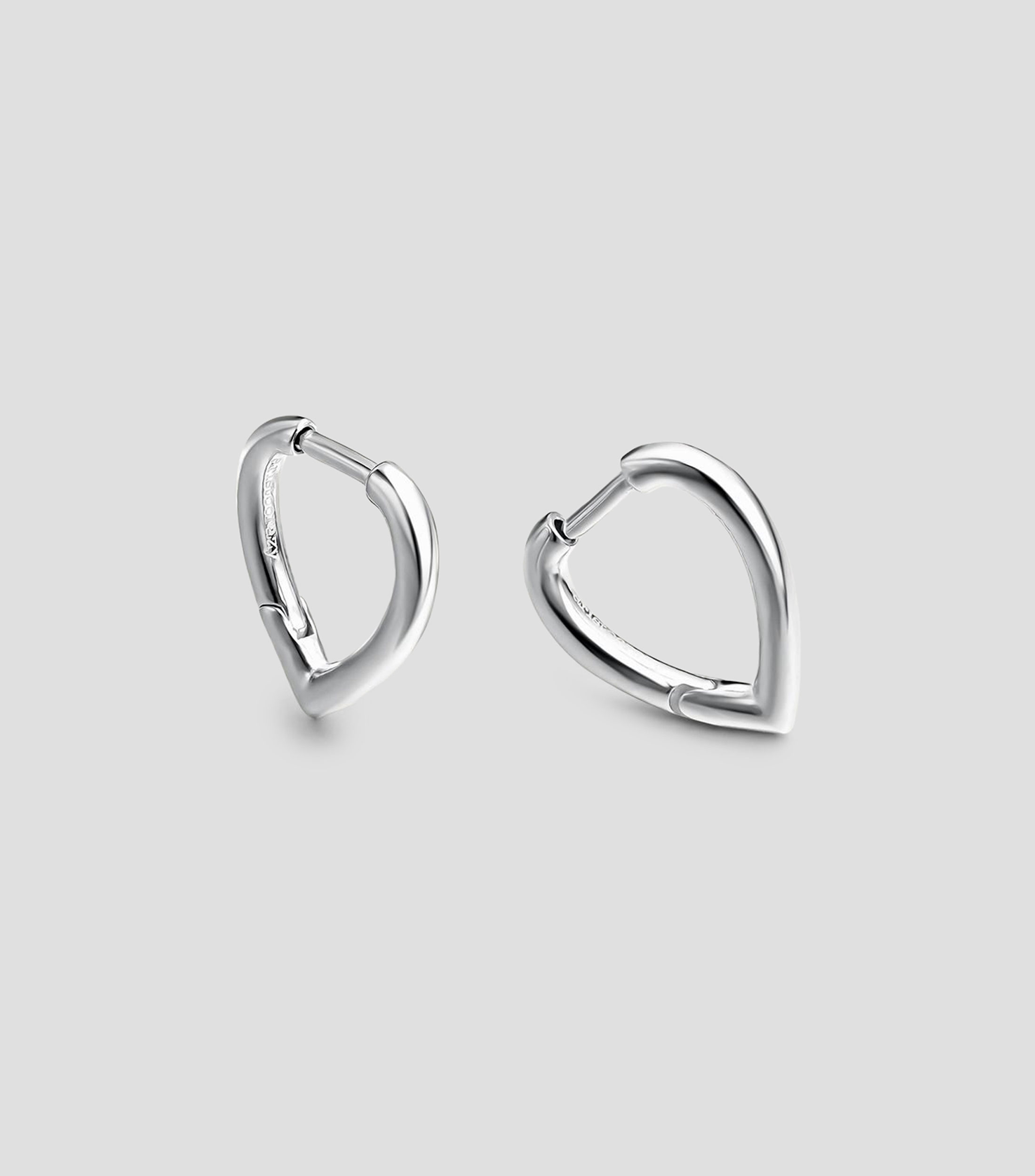Pendientes con forma de gota de plata .925 Connector Criolla Mujer