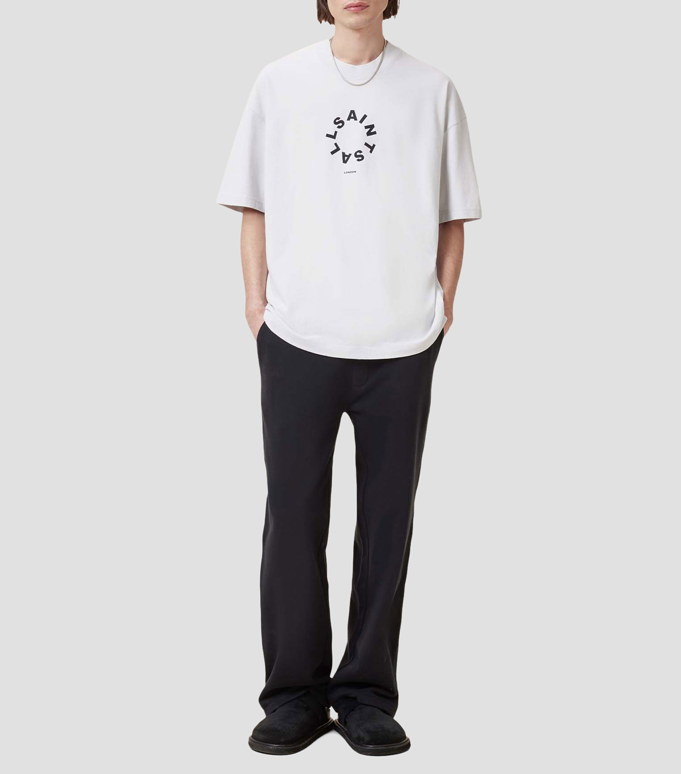 Playera cuello redondo manga corta Tierra con tipografia Hombre