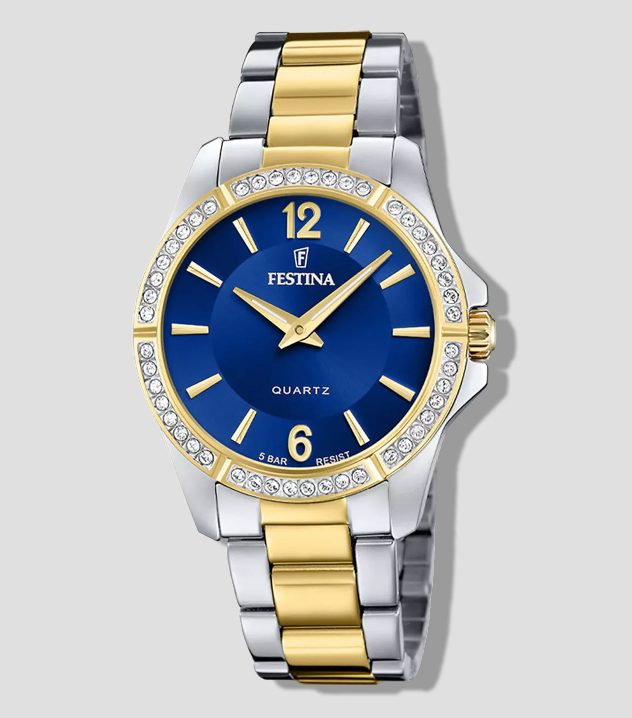Reloj para Mujer casual Mademoiselle plateado, dorado