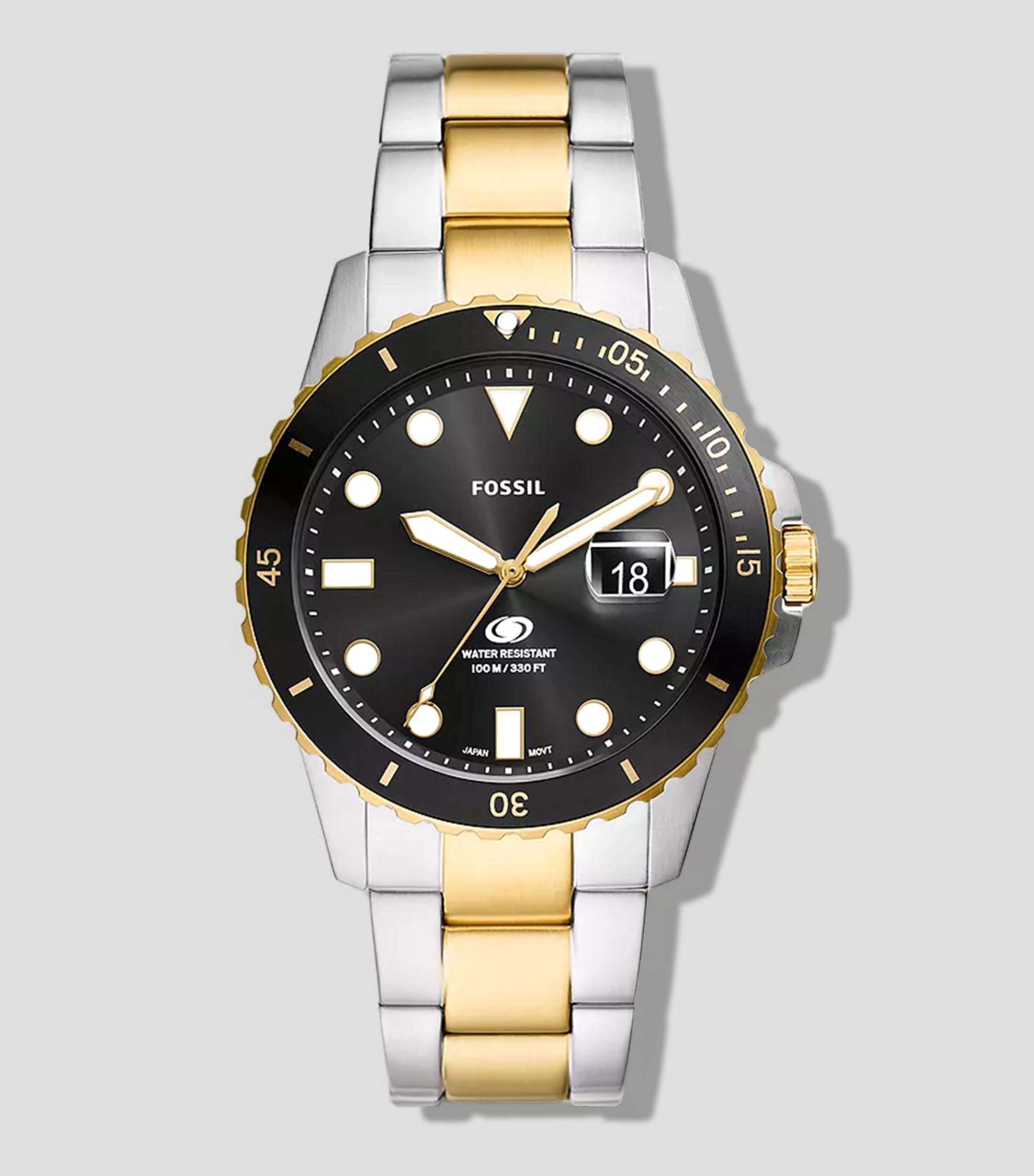 Reloj para Hombre Blue Dive Casual Dorado, Negro