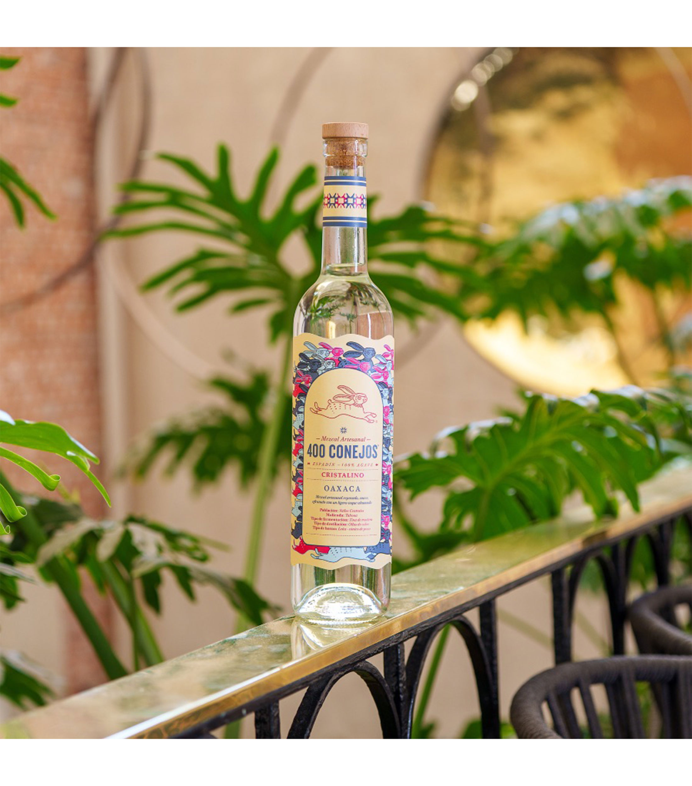 Mezcal 400 Conejos Cristalino, 700 ml