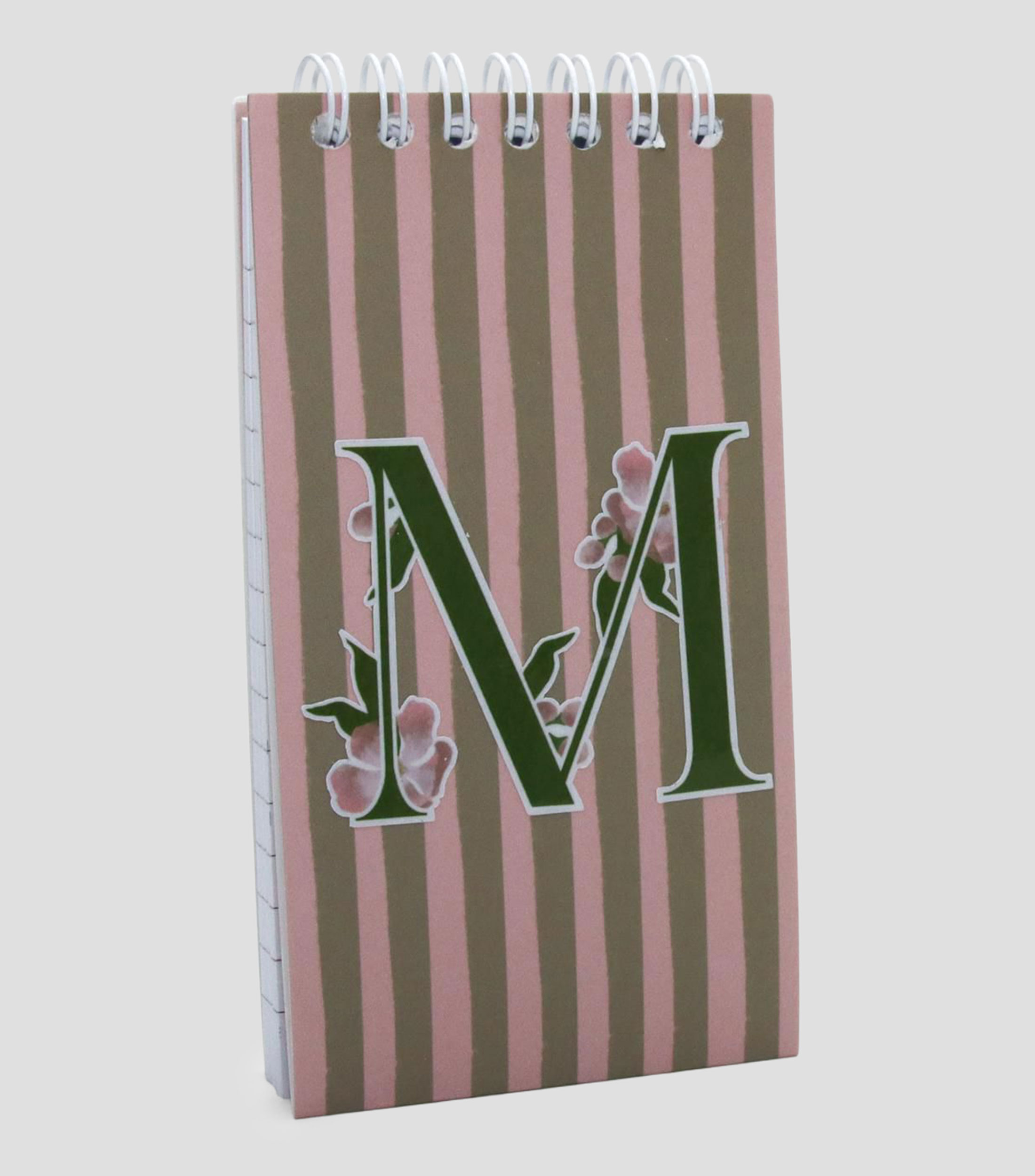 Libreta chica inicial "M", hojas raya