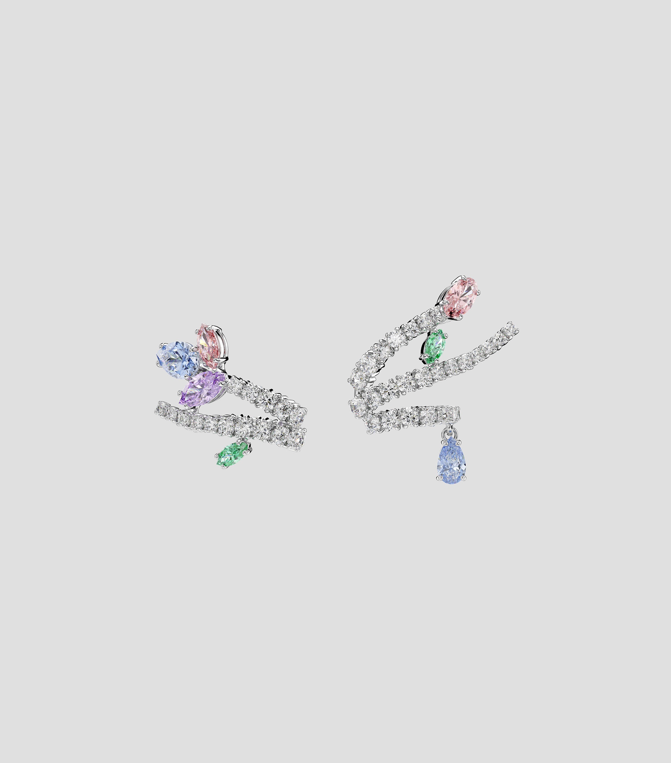 Aretes Ariana Grande x Swarovski con piedras Mujer