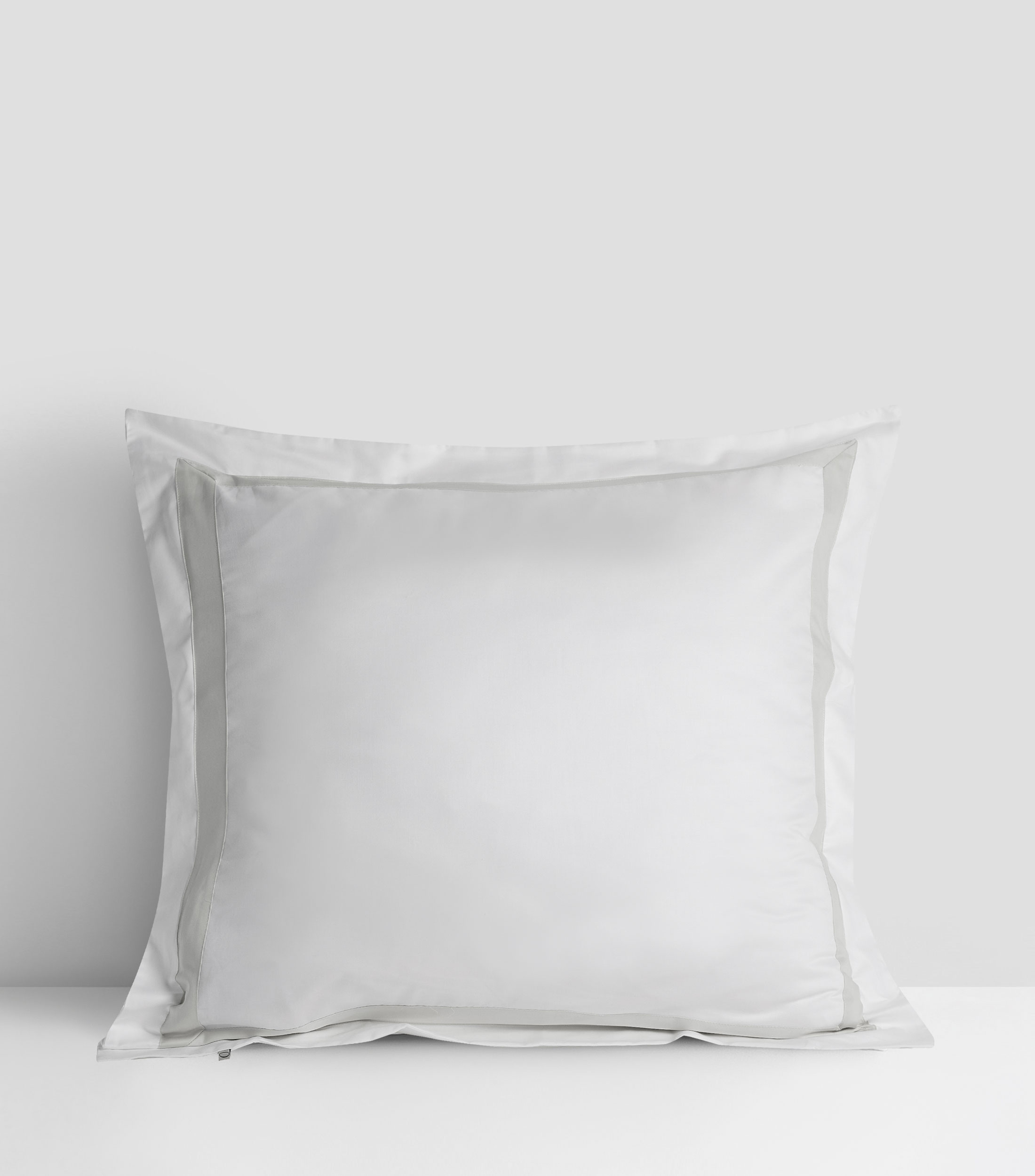 Funda para Almohada Euro en Algodón gris
