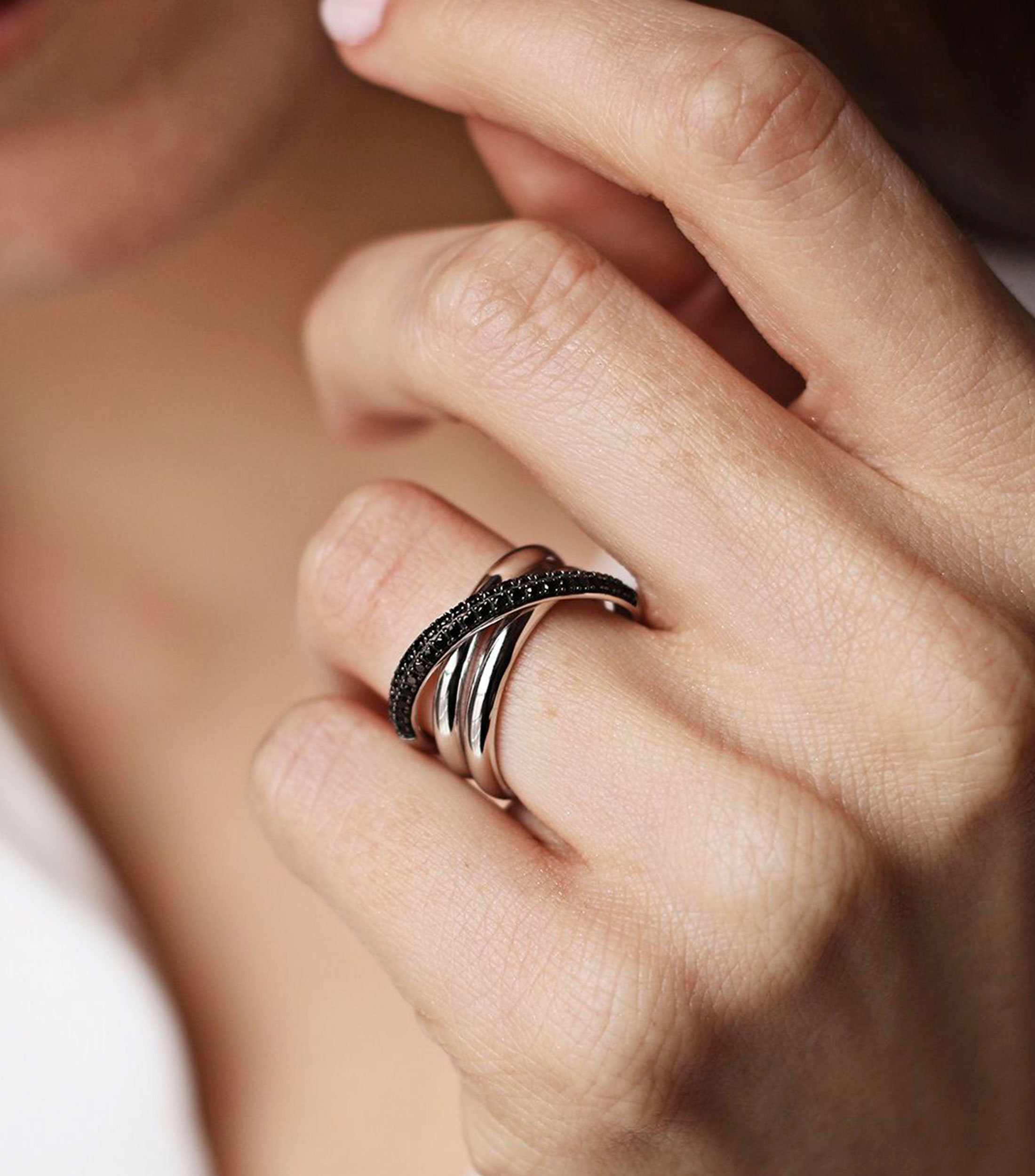 Anillo en plata .925 Espinela Mujer