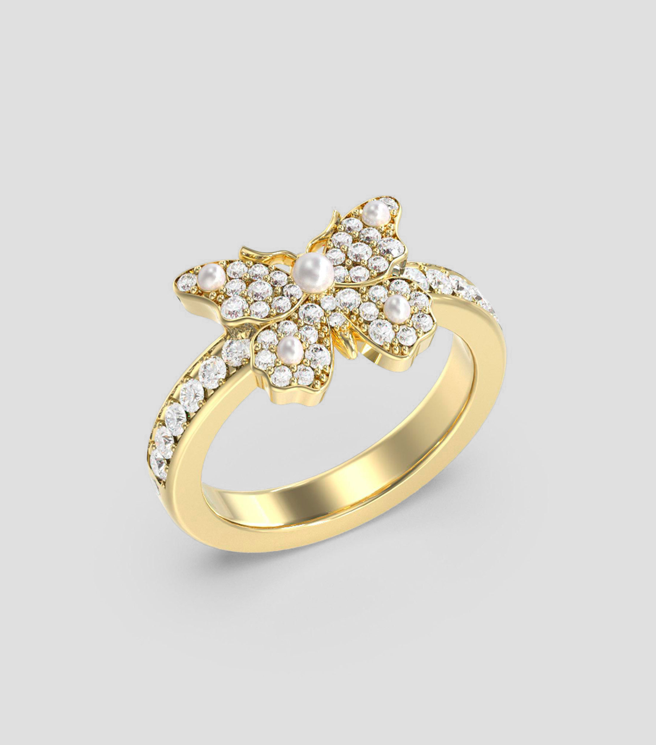 Anillo Borboleta Mujer