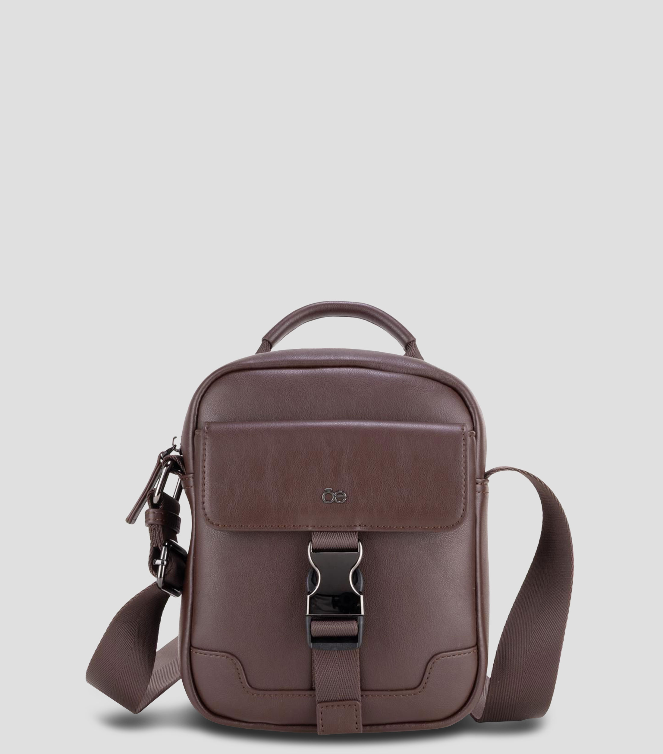Messenger con detalle texturizado Hombre