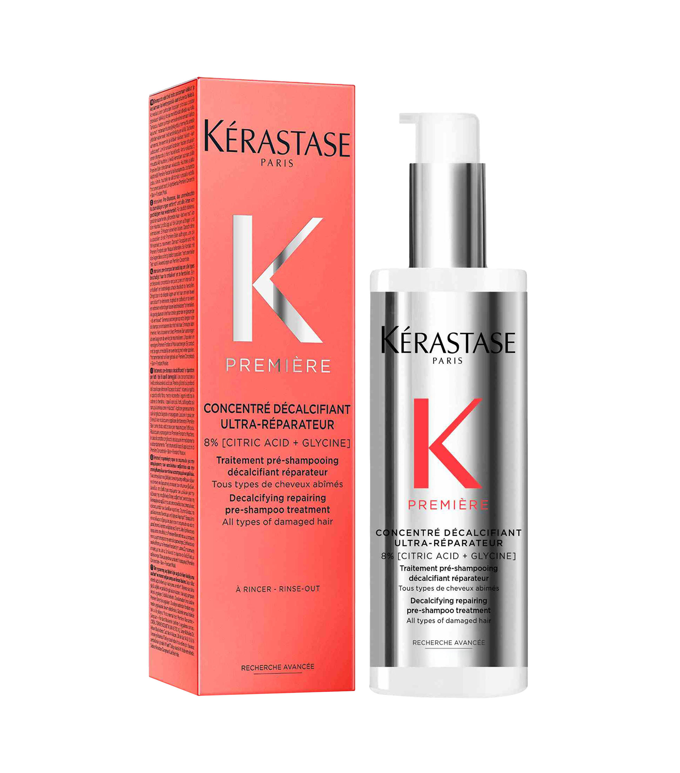 Tratamiento Prechampú Reparador Descalcificante Première, 250 ml